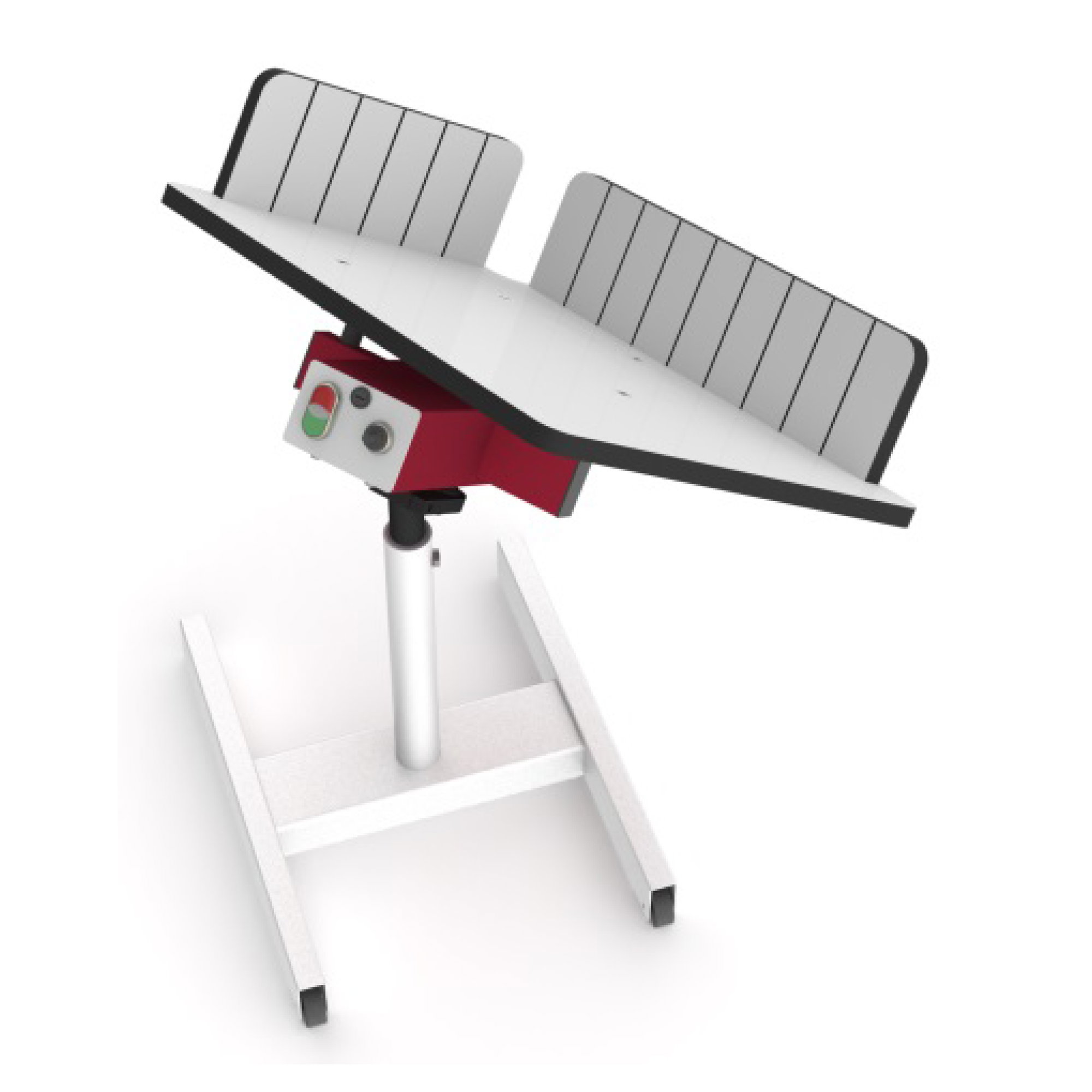 Secoueur de papier - sur support solide - pour aligner piles de papier...