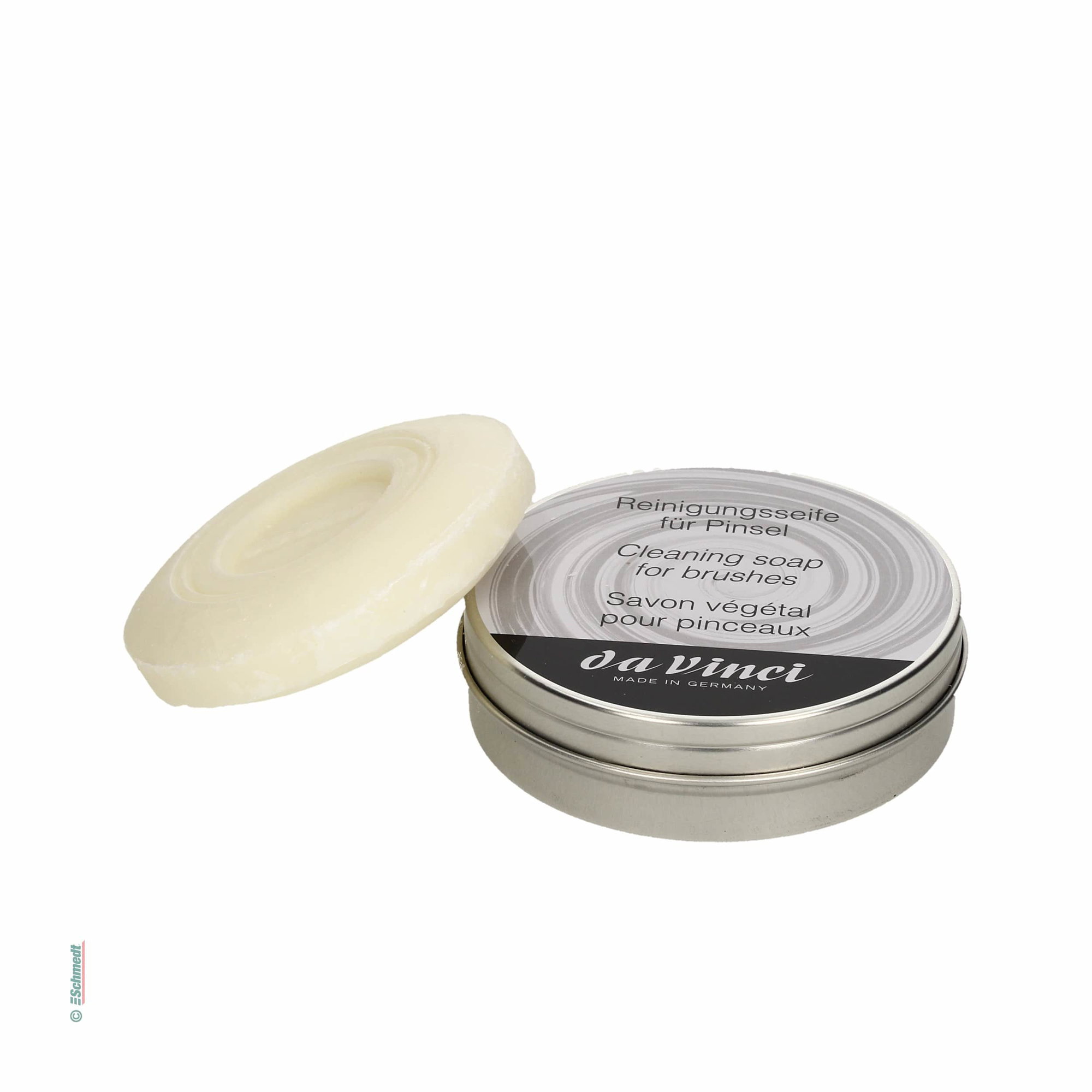 Cleaning soap for brushes - Tin / 85 g - for cleaning and nourishing brush heads... - image-2