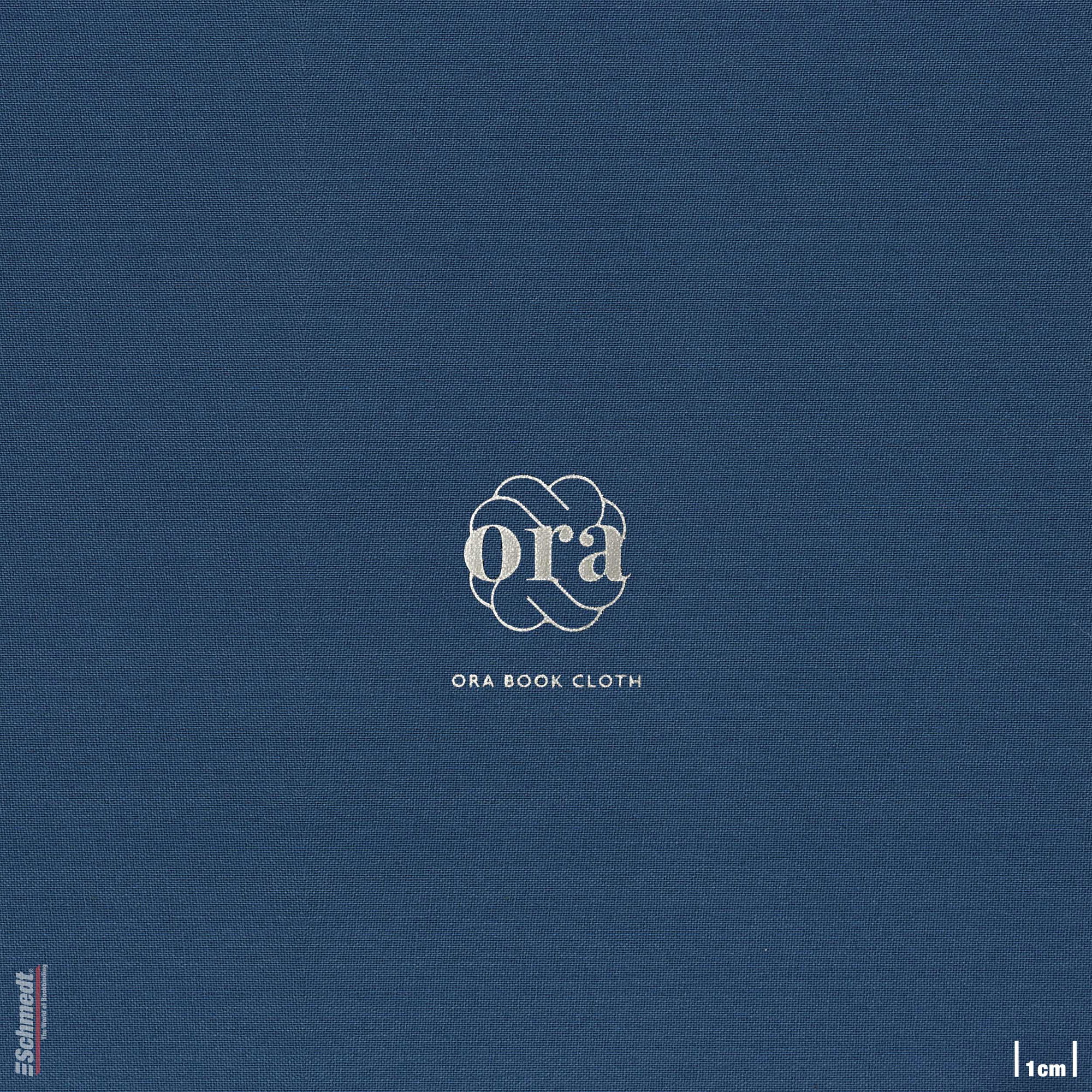 Ora • Buchleinen - Farbe 036 - rauchblau - Anwendungen: für Bucheinbände, Notizbücher, Ordner, Mappen, Schuber, Kästen, Schachteln, Etuis, G... - Bild-2