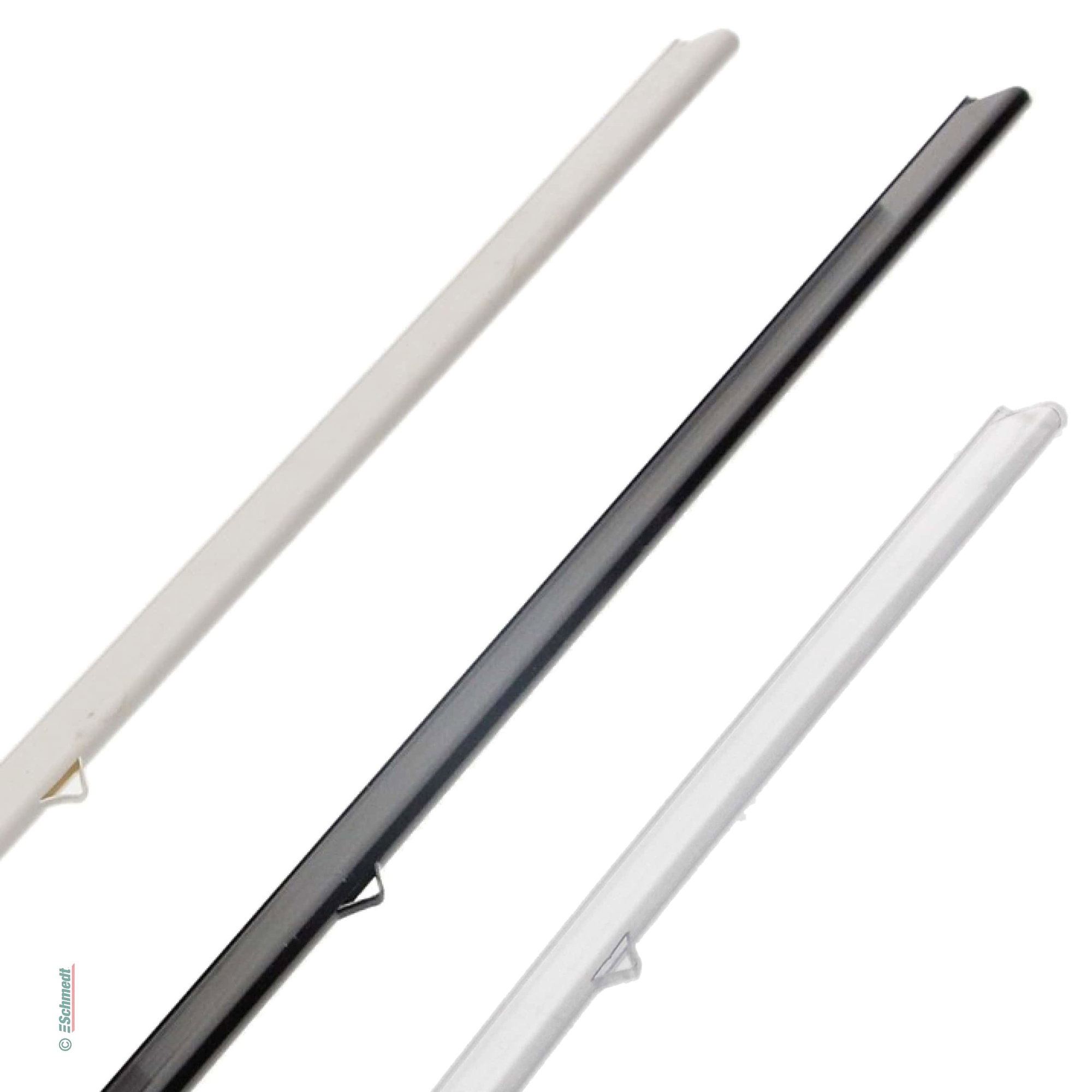 Poster slide binders - rounded back - Filling height: up to 4 mm - are slid across the top and bottom edge of posters. The version with 1 or... - image-2