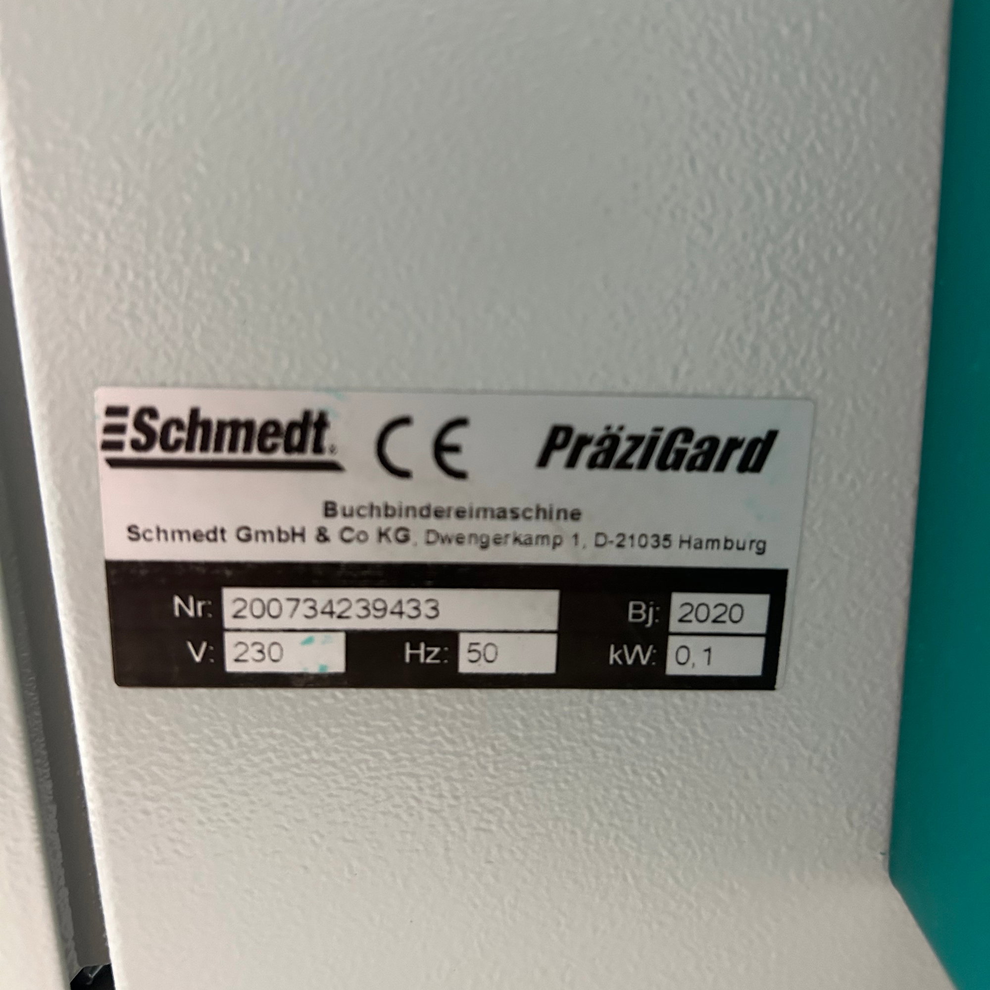 PräziGard • Vorsatzklebemaschine - Gebrauchtmaschine - Anwendungen: Hardcover-Bücher, Notizbücher, Terminkalender, Organizer... - Bild-2