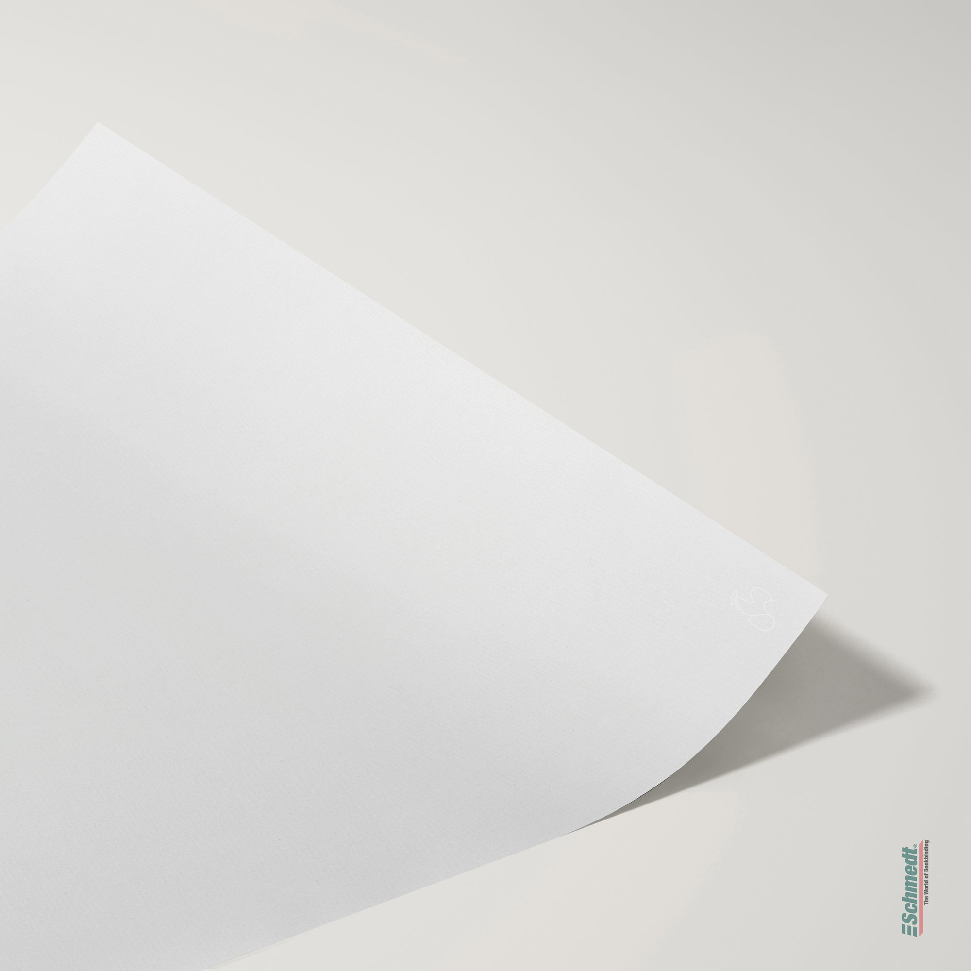 Ingres - papier à la cuve - Couleur 130 - blanc clair - utilisé comme feuille de garde ou comme papier de couverture exclusif pour livres. A... - image-2