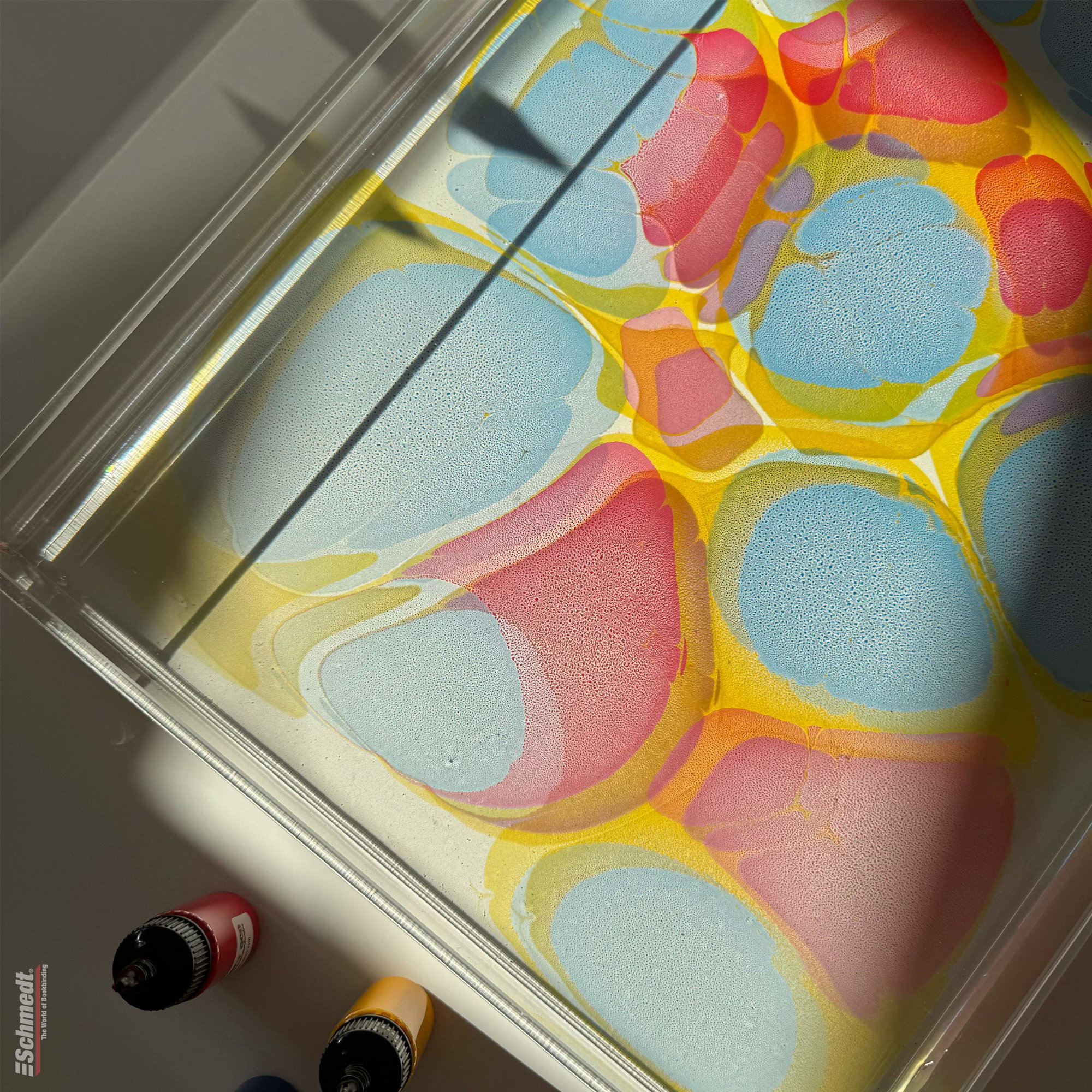 AscoColor eco - set of marbling dyes - Water-based dyes with organic pigments - In contrast to the classic oil- and turpentine-based dyes, t... - image-4