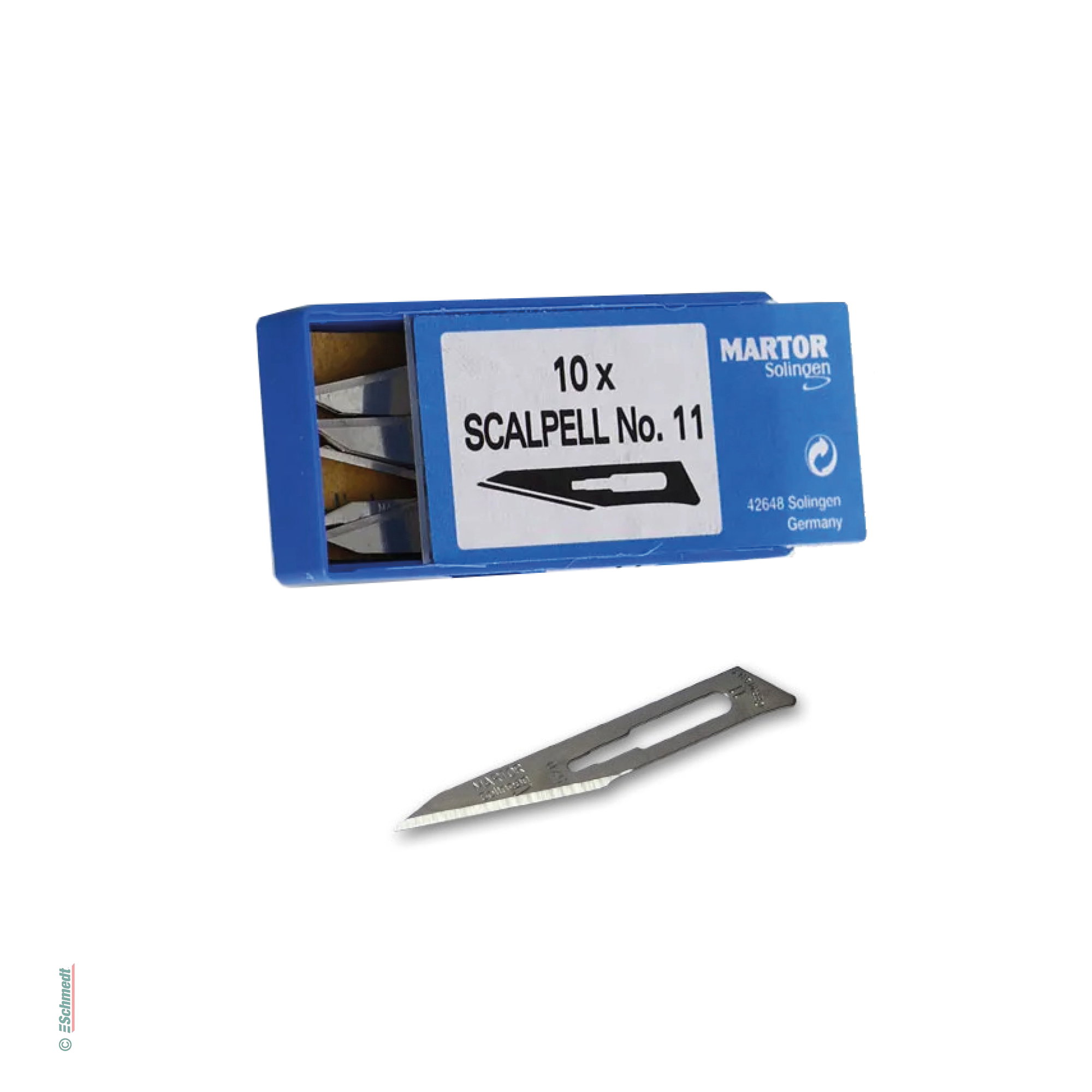Martor Skalpellklingen Nr. 11 - Magazin mit 10 Klingen...