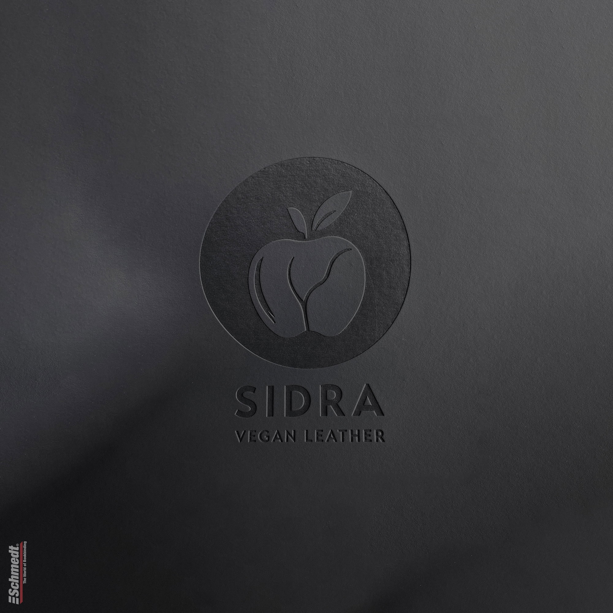 Sidra • cuero de manzana - Color 021 - antracita - Aplicación: para tapas de libros de alta calidad, álbumes, menús, cajas etc.... - imagen-2