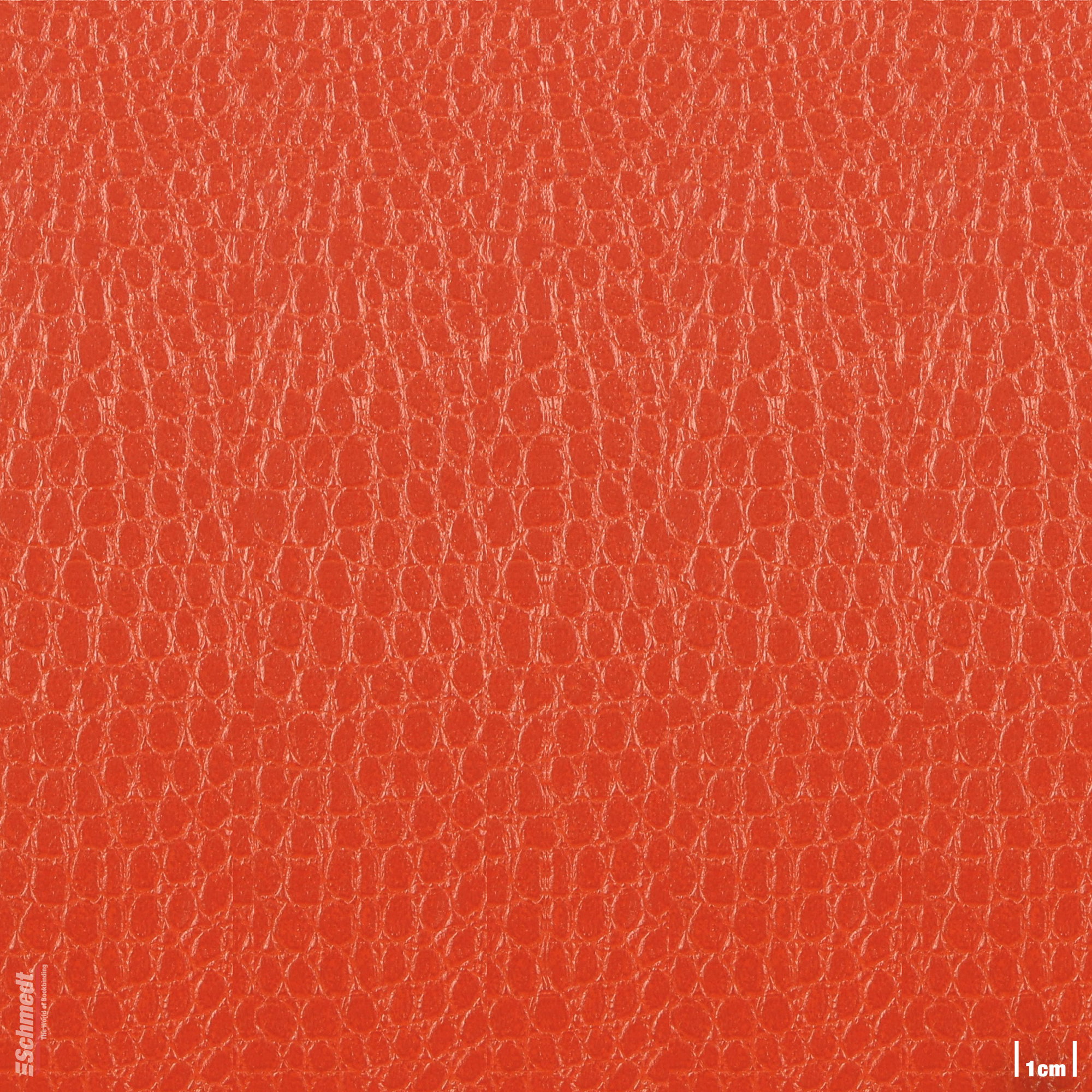 Chimera • Papel de cuero - Color 068 - naranja - Aplicaciones:
Ideal como material de recubrimiento para libros, folletos, catálogos, cajas... - imagen-1