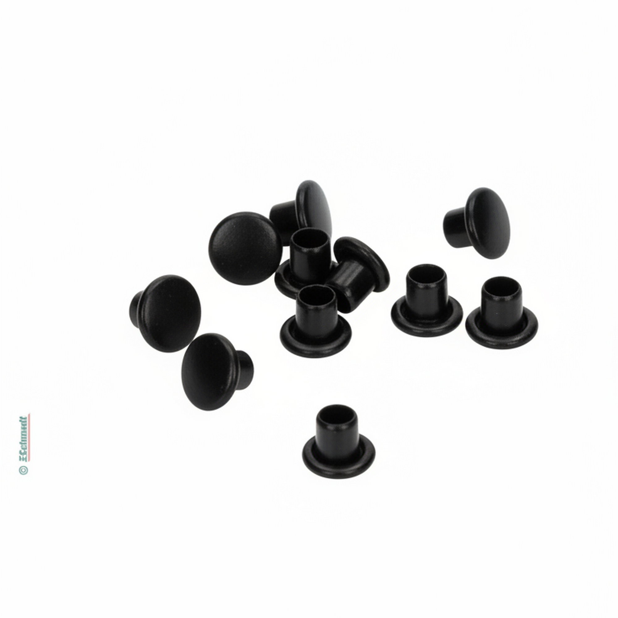 Female piece of two-piece rivets - NB: Male pieces to be ordered separately! - Perfect rivet length: material thickness + approx. 2 mm

Fo...