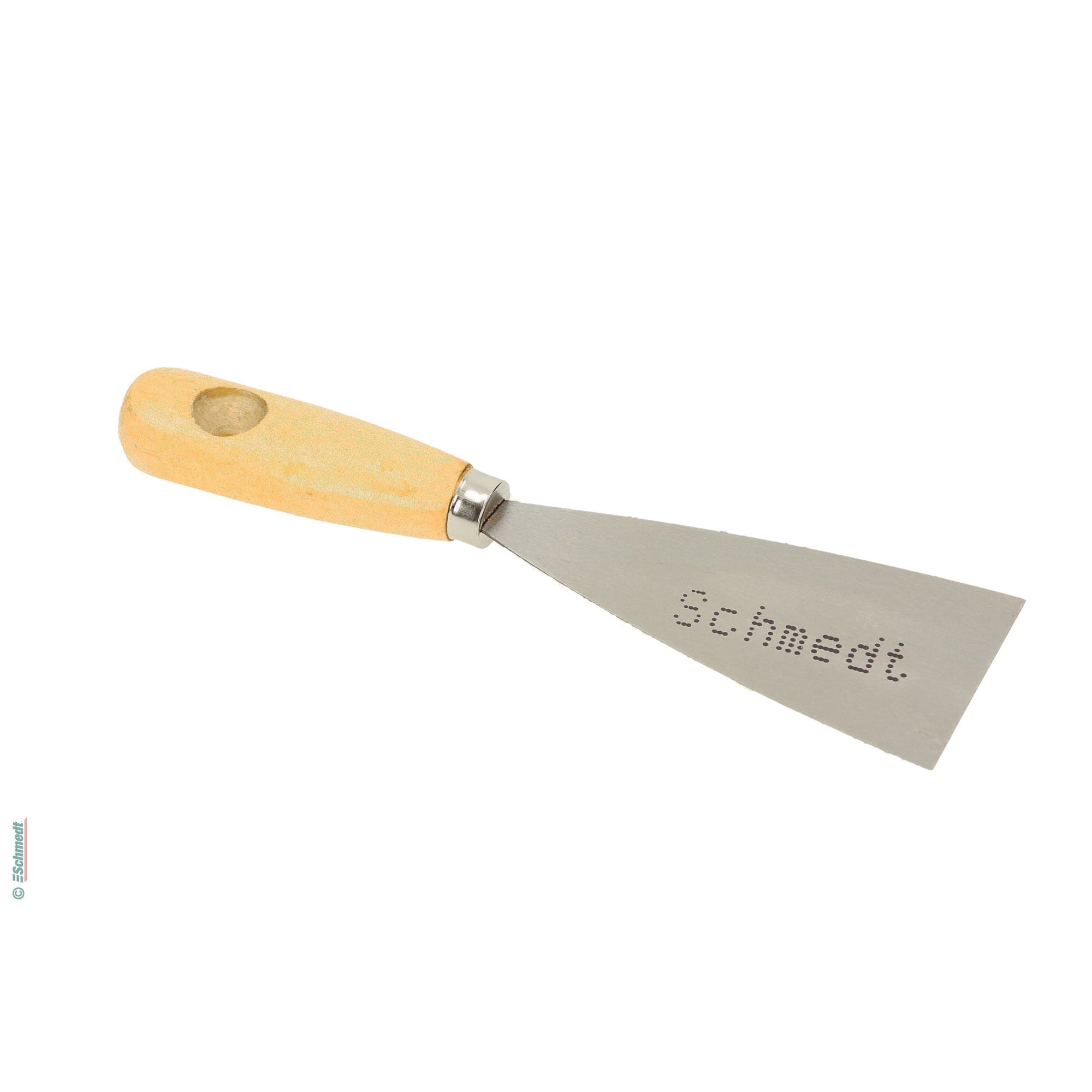 Spatule avec manche en bois - Largeur: 60 mm...