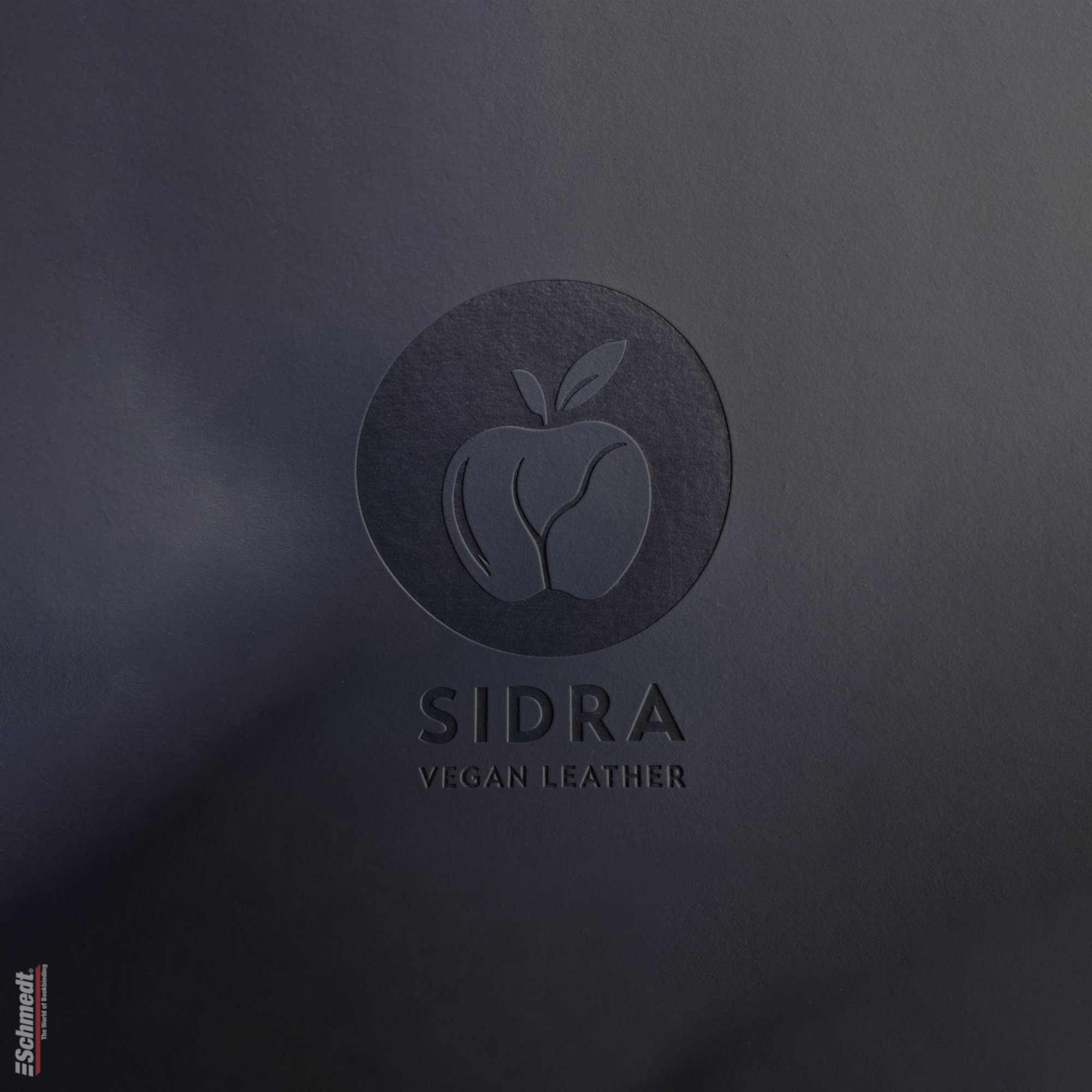 Sidra • cuero de manzana - Color 012 - azul noche - Aplicación: para tapas de libros de alta calidad, álbumes, menús, cajas etc.... - imagen-2