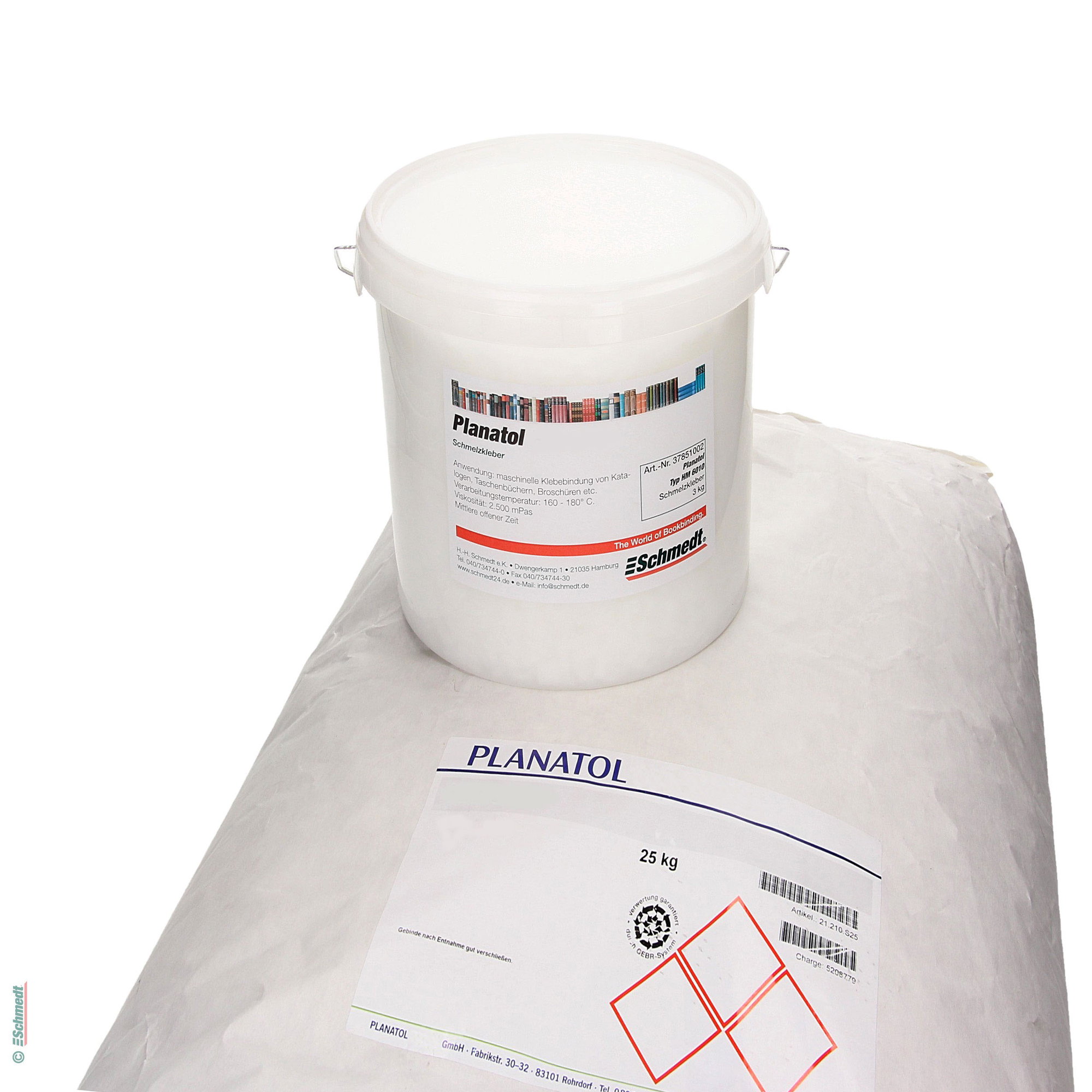 Planatol Ultimate 1346 - Cola termofusible - a base de hidrocarburos sintéticos - Aplicaciones: Sellado de cajas de cartón, sellado de bolsa...
