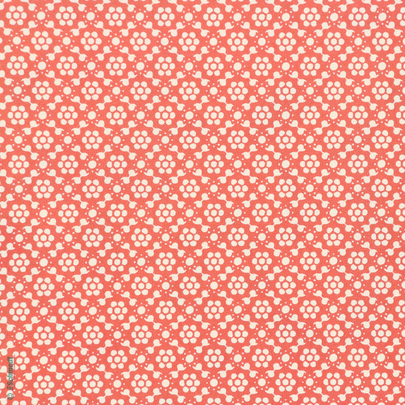 Fleurs rétro rouge