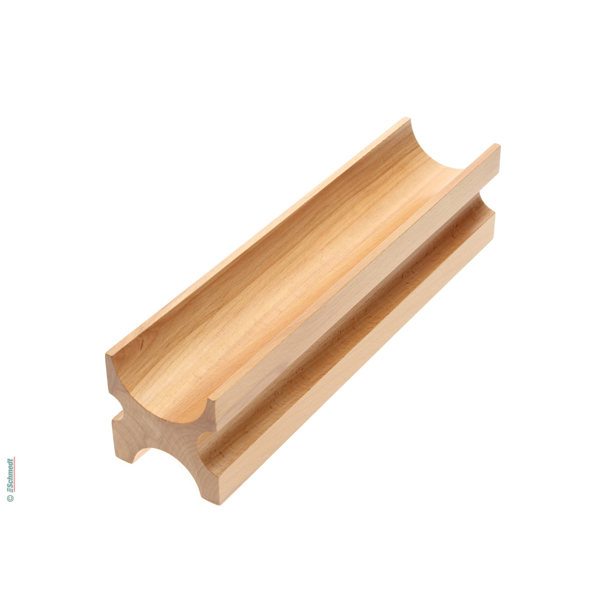 Bloque de madera para redondear con 4 formas diferentes - Largo: aprox. 40 cm - Aplicación: Aplicación: para redondear el bloque del libro a...
