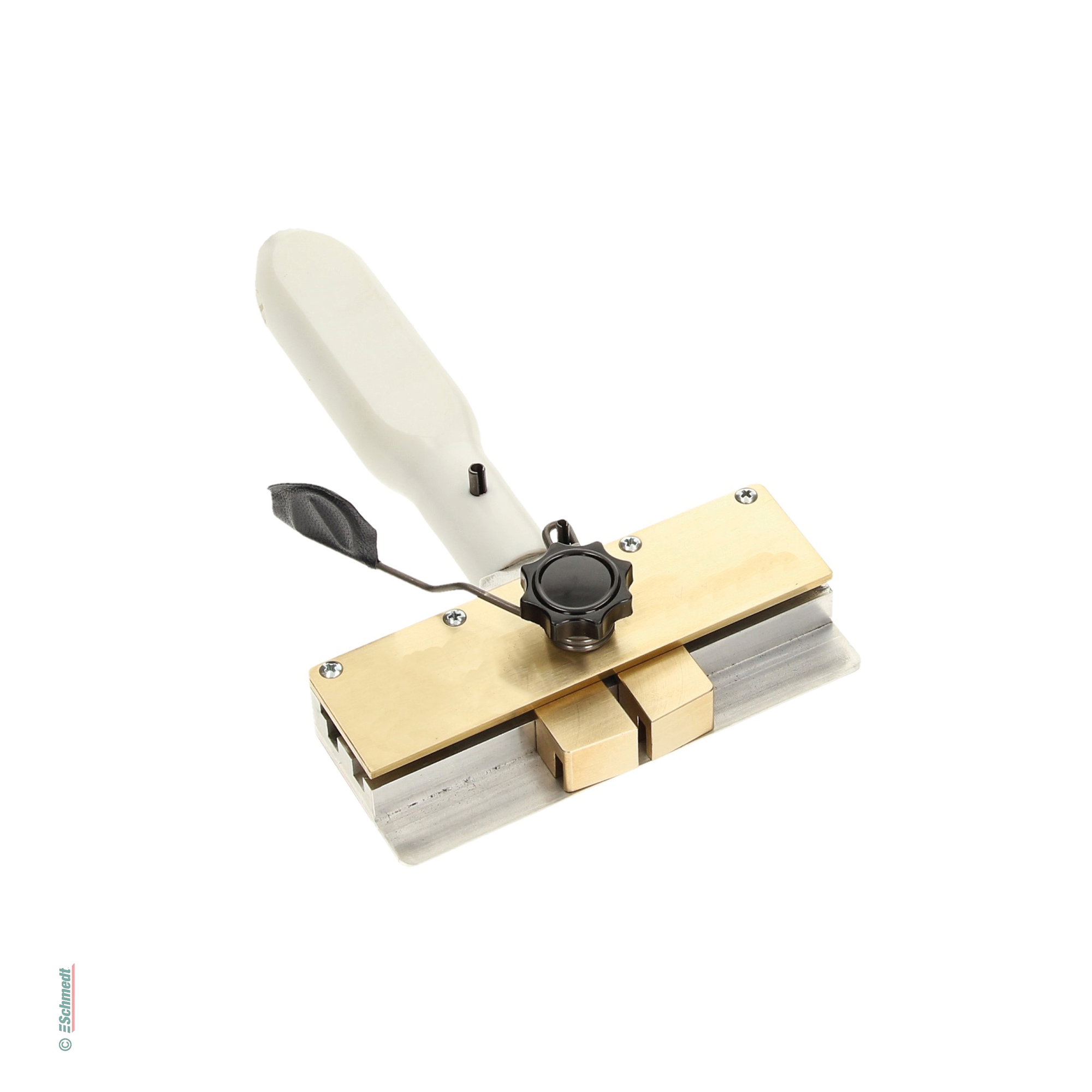 Componedor para tipos, sin calentar - Ancho: 110 mm - autocentrado - para sujeción de los caracteres en el estampado en caliente. A calentar...