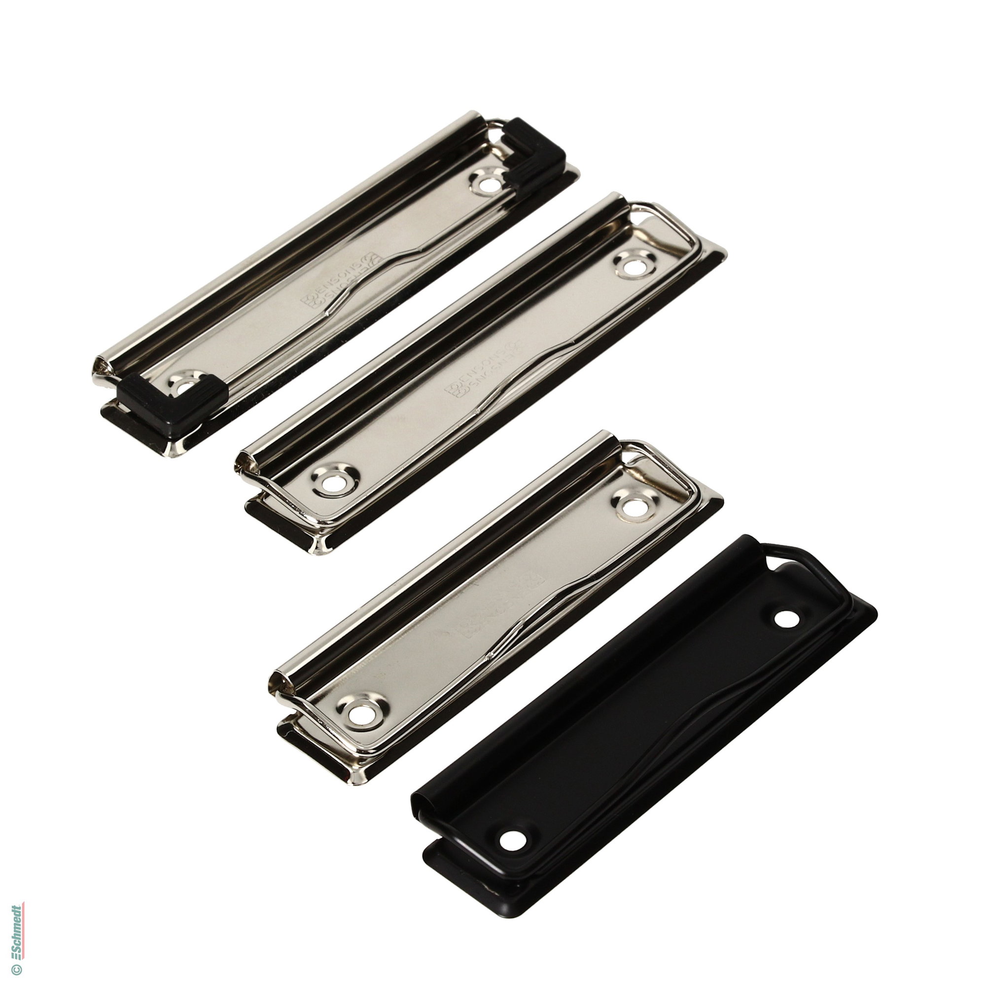 Clip tipo percha para tabla sujetapapeles - para sujetar hojas sueltas - Aplicación: para sujetar hojas sueltas, a menudo montado a tablas s...