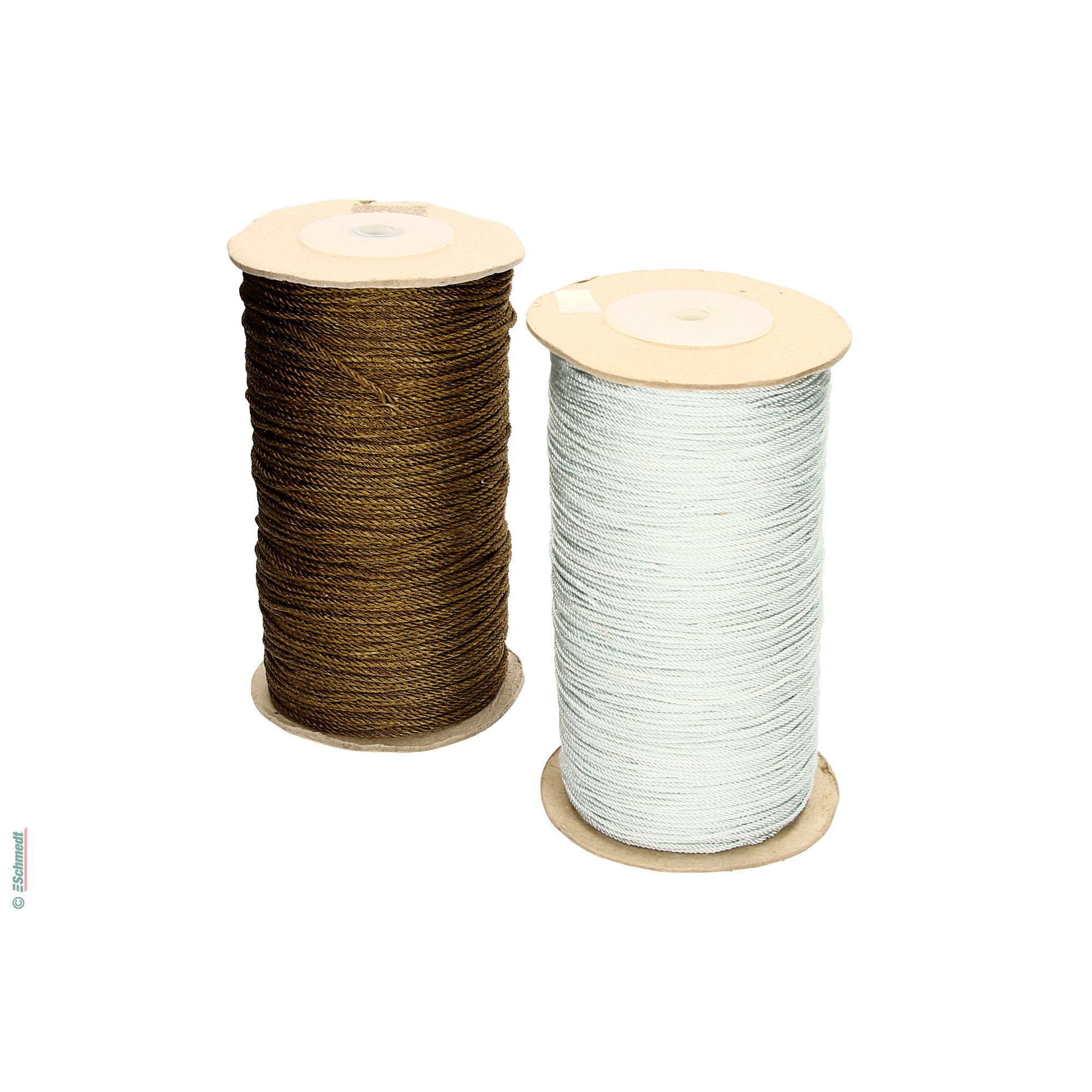 Satin cord, thin - Roll length: 600 m - Colour: 005-grey / approx. 1 mm thick...