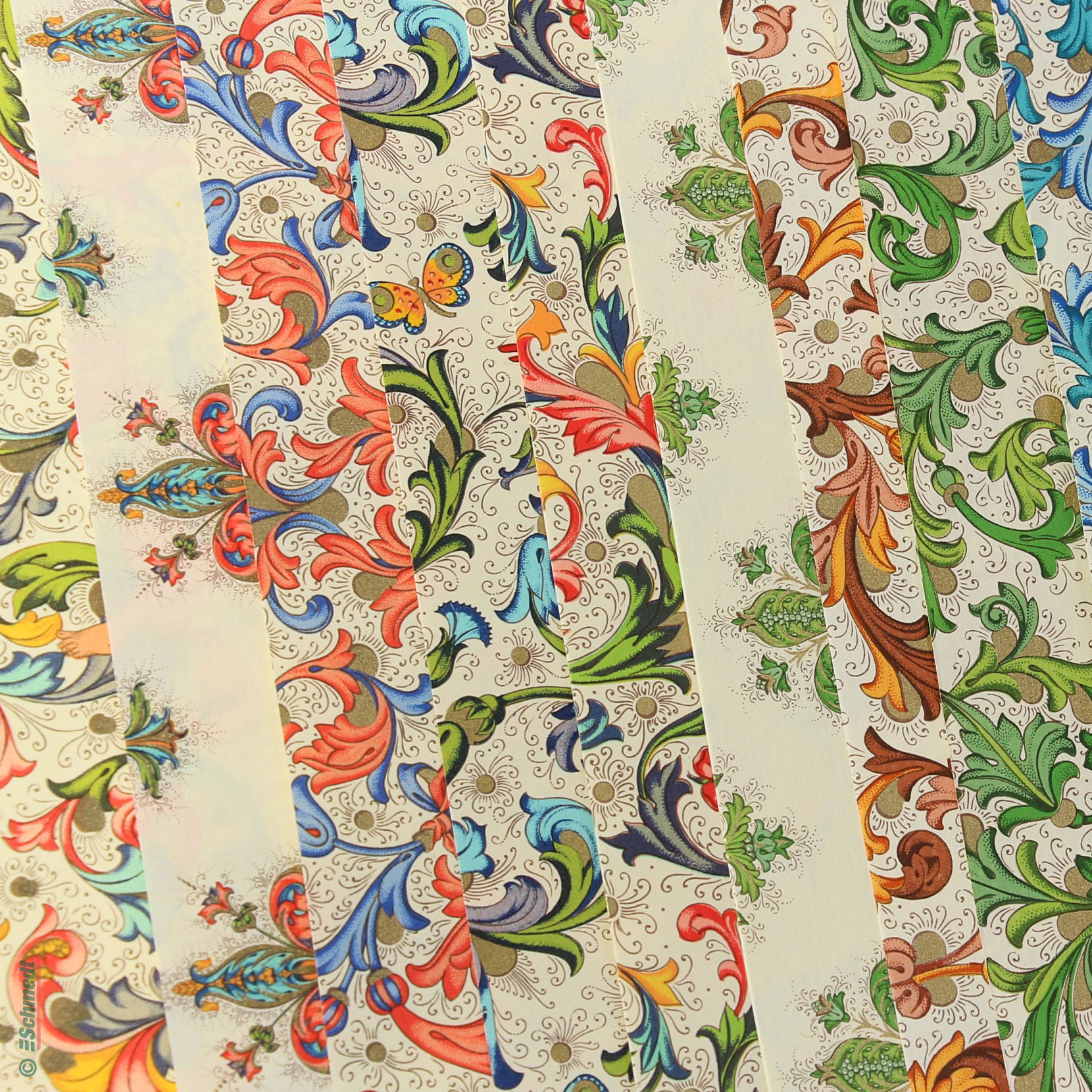 Papier florentine, matte - Format: env. 68 x 100 cm - sens machine - papier italien utilisé comme papier de couverture de livres, boîtes etc...
