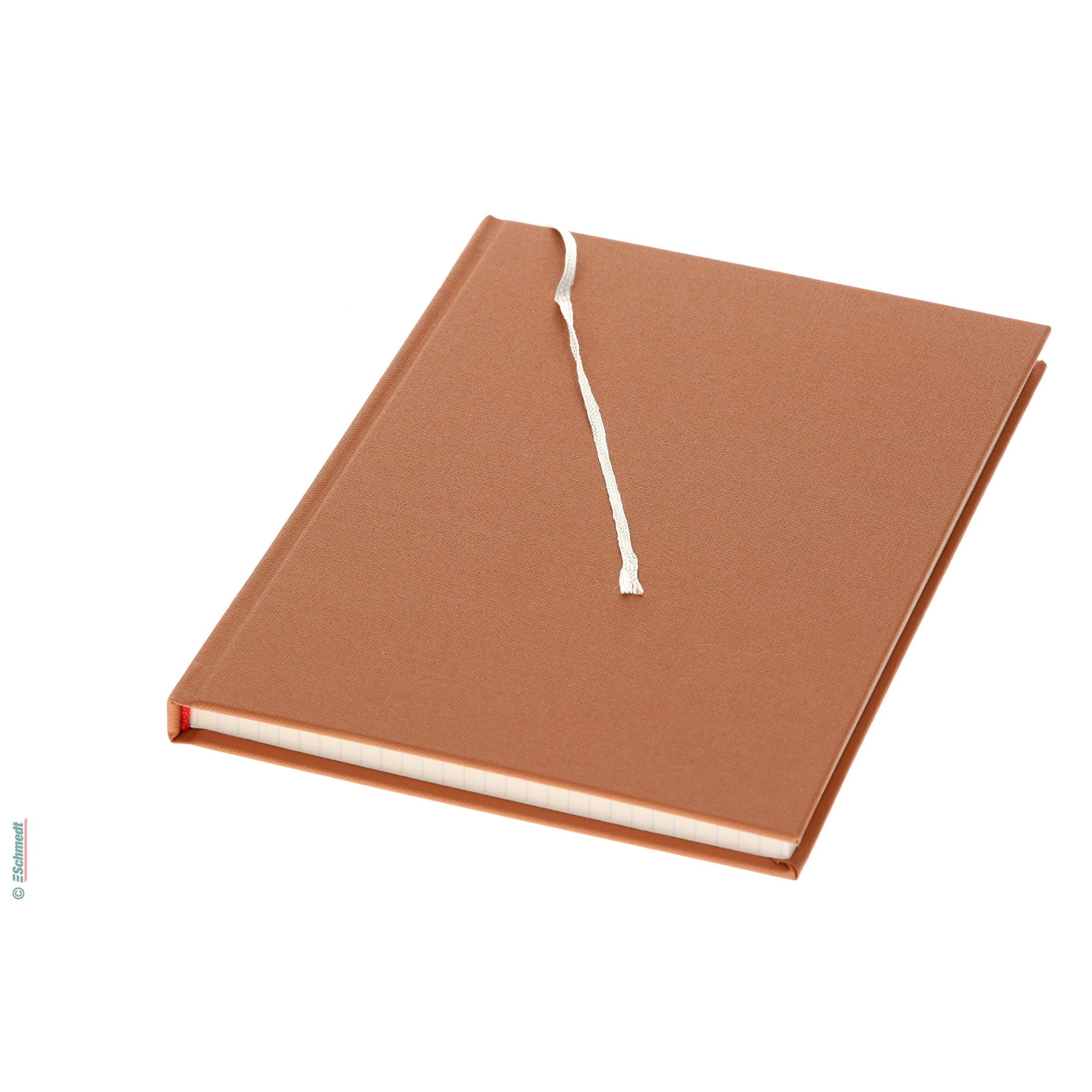 Ruban signet - Couleur: écru - Largeur: env. 2 mm - est fixé à la tête d'un livre ou un bloc-note et sert, si placé entre les pages, comme m... - image-2