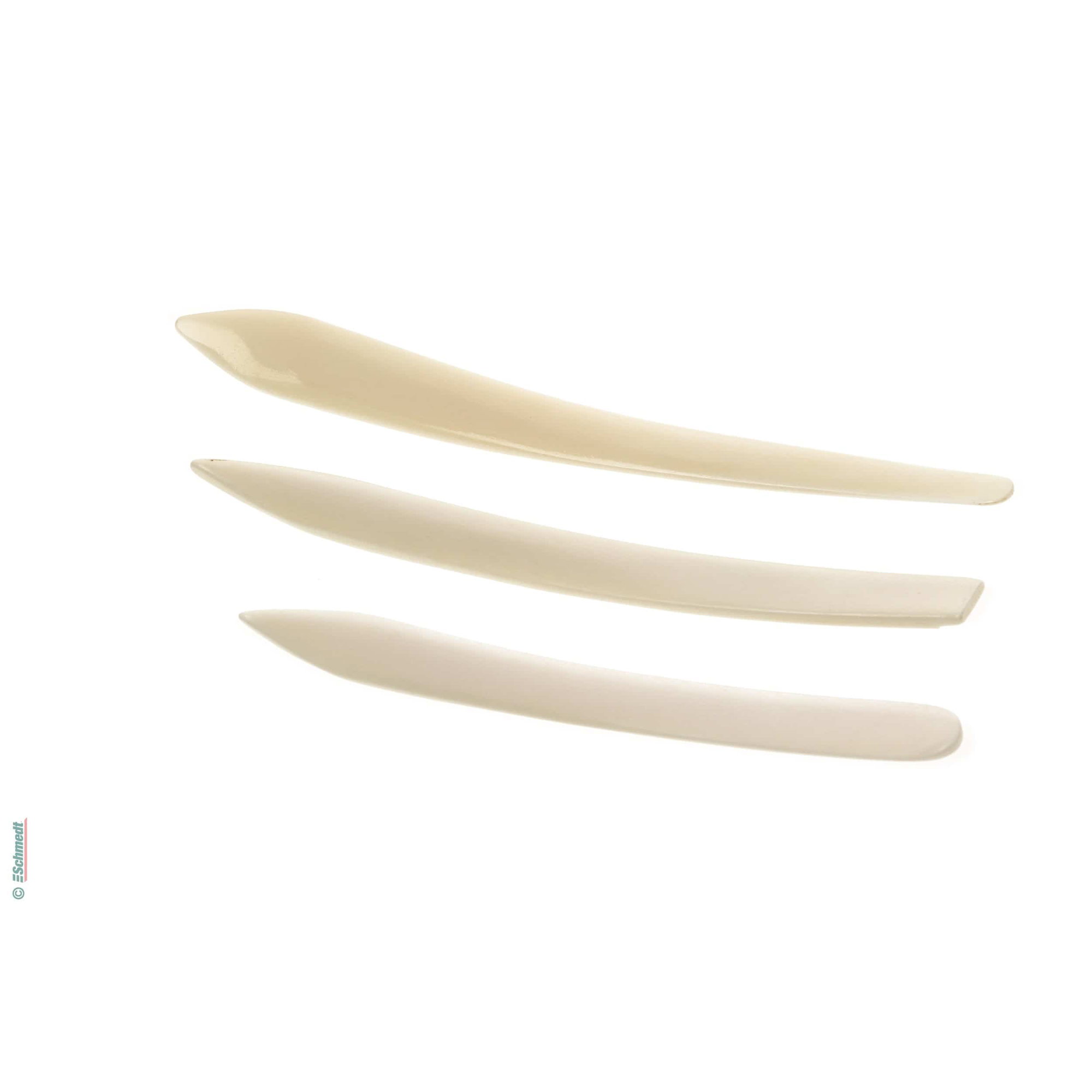 Plegadera de hueso, curvada - plegadera en forma de banana - ergonómica - herramienta esencial para cualquier encuadernador y restaurador pa...
