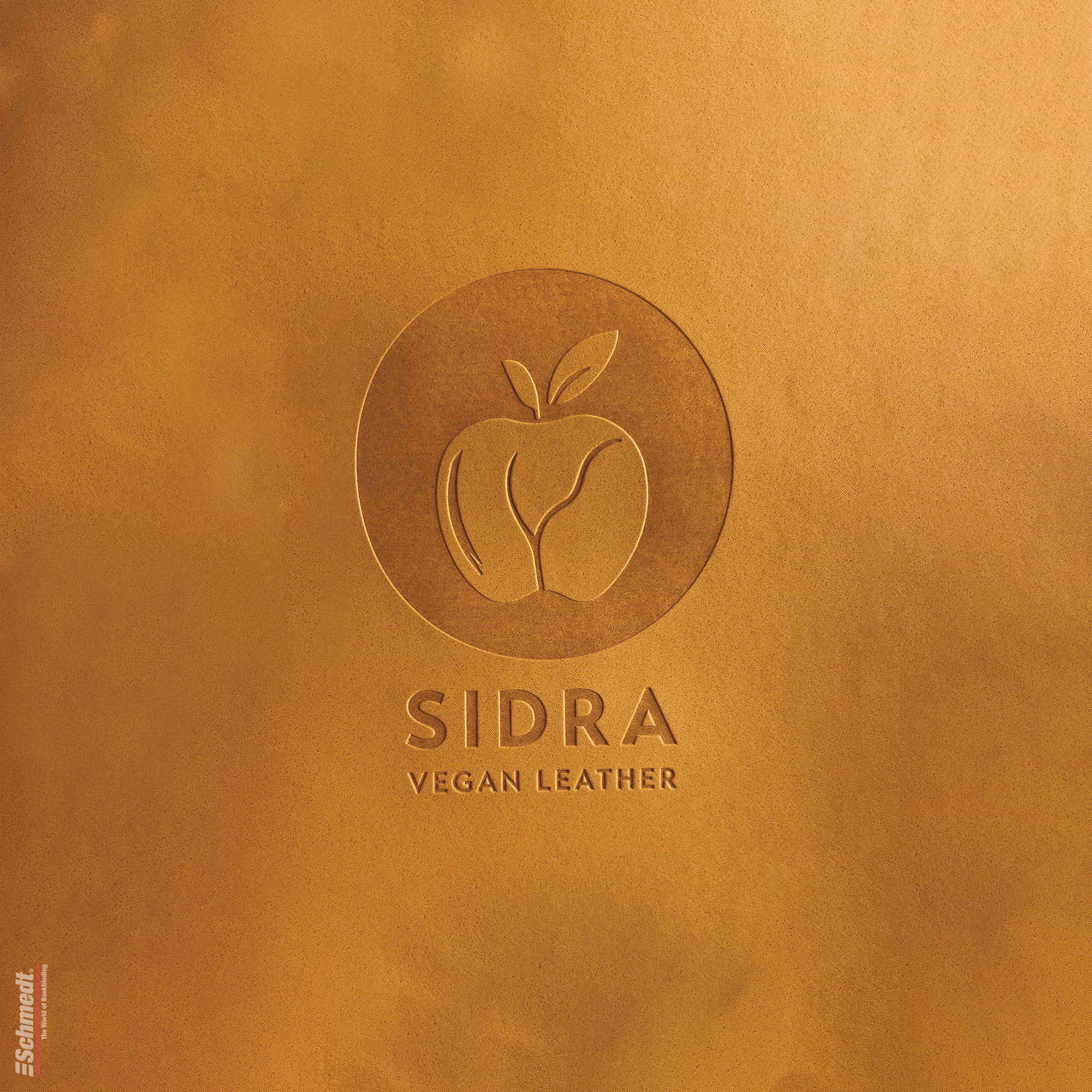 Sidra • cuero de manzana - Color 003 - curry - Aplicación: para tapas de libros de alta calidad, álbumes, menús, cajas etc.... - imagen-2