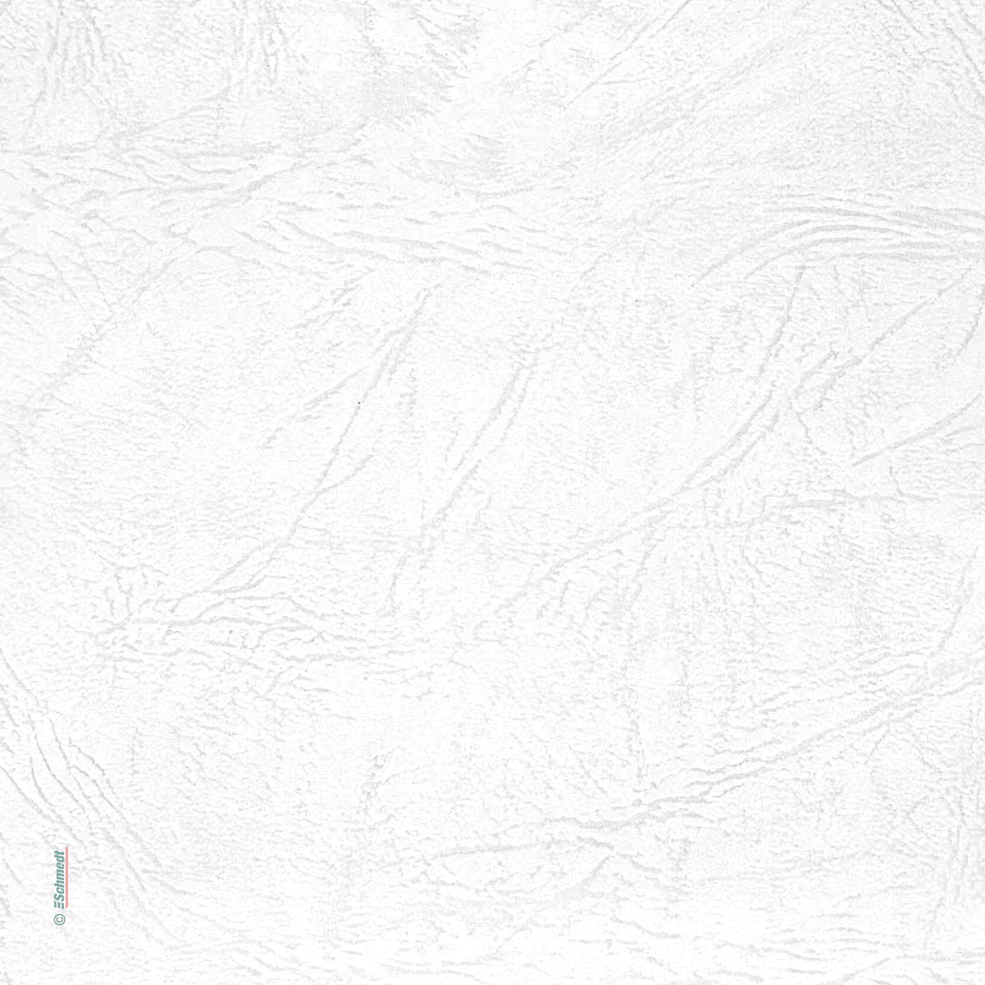 Nebelhorn • papel natural con aspecto de cuero - Color 007 - blanco - para encuadernado de tapas de libros, carpetas, archivadores, paquetes...
