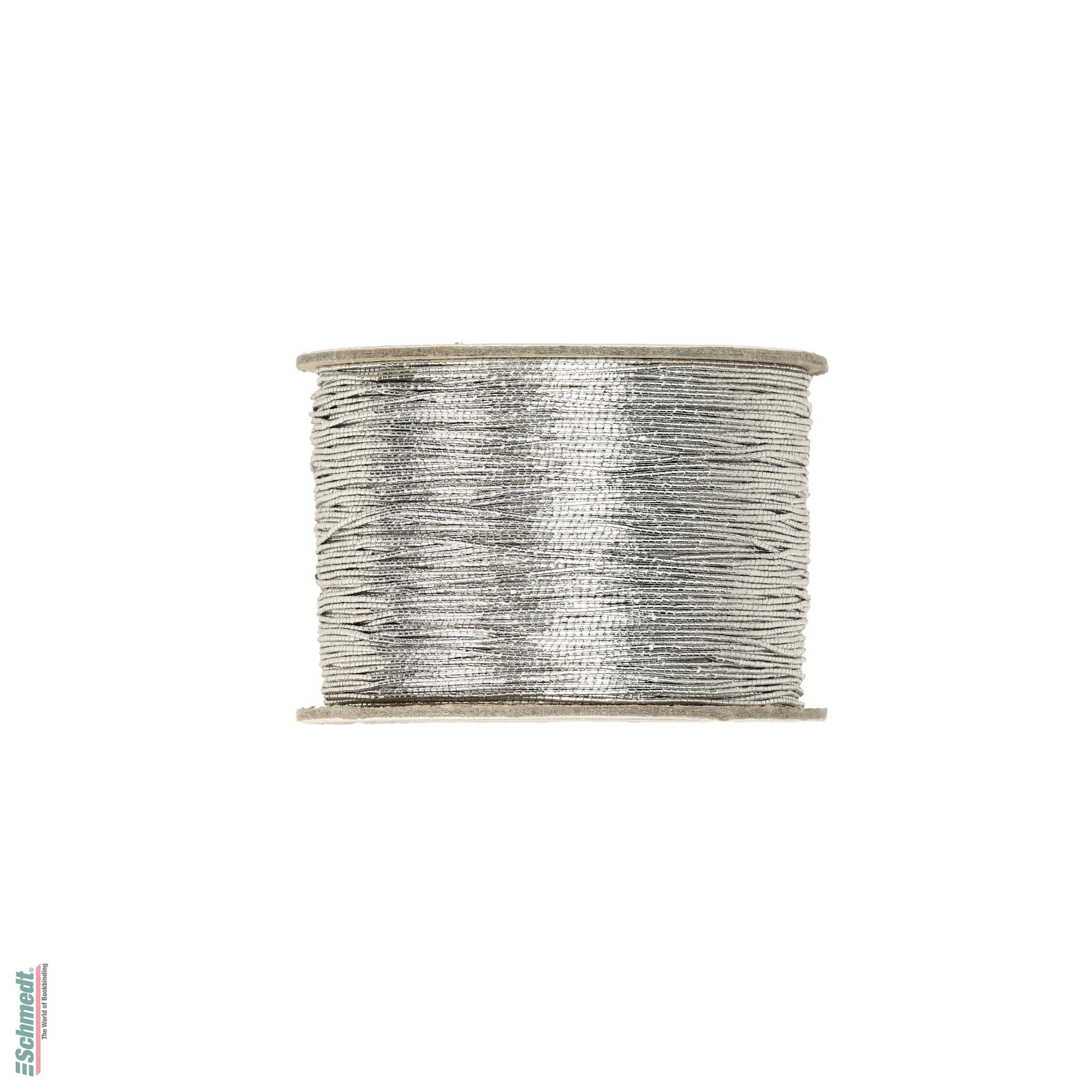 Gummikordel, Lurex-umsponnen - Farbe 200 - silber metallic - Rollenlänge (in m) 100 - Elastische Kordel zum Binden oder Verschließen von Büc... - Bild-1