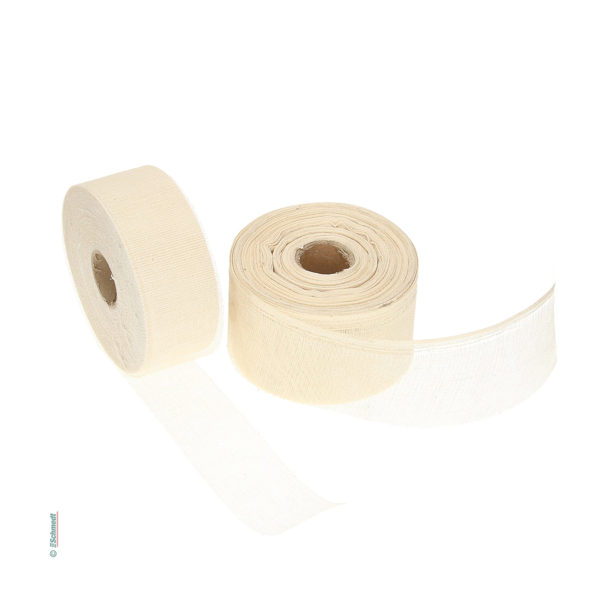 Mousseline III - 3 fils | en rouleaux étroits - Toile de coton avec trois fils de chaîne - toile de coton lâche pour renforcer le dos de cor...