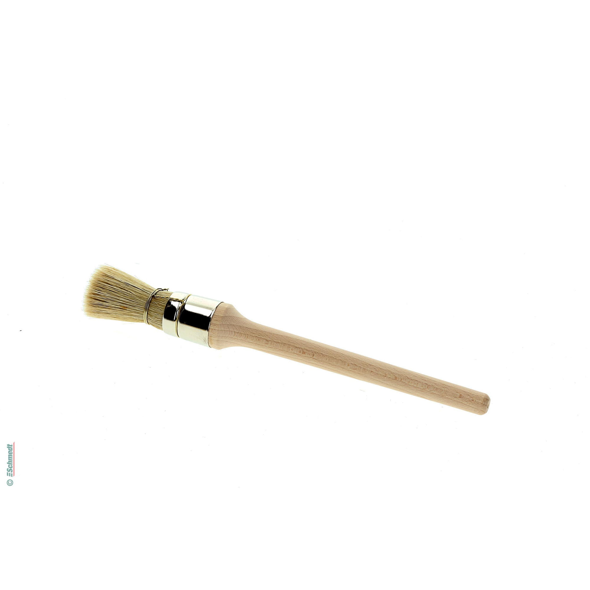 Hot glue brush, round, bridled with wire - Size 14 - Diameter (in mm) 26 - without plastic, therefore ideal for applying hot   glues...