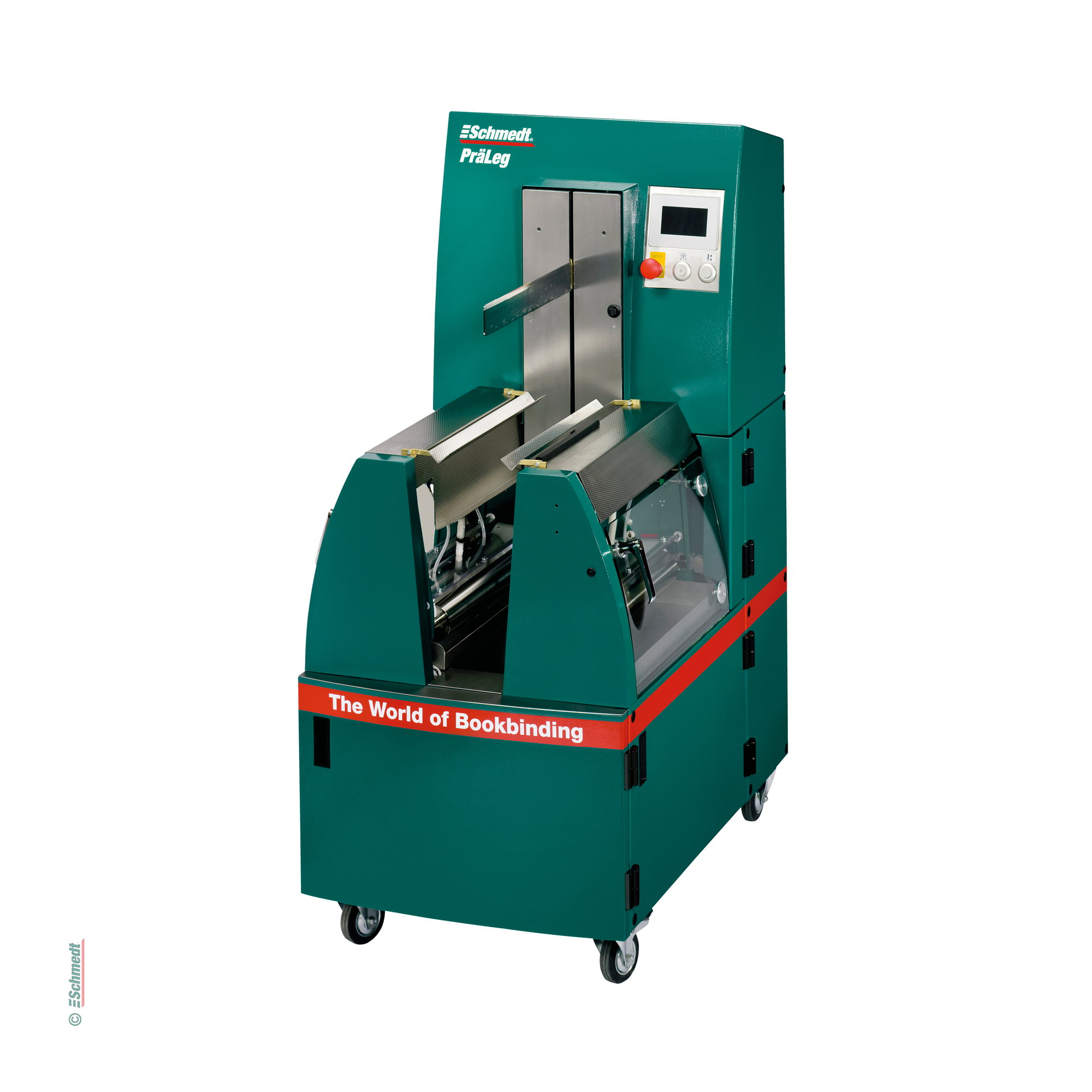 PräLeg | Book casing-in machine - Machine to combine book blocks with book covers - Applications: book blocks with flat and rounded backs, p... - image-1