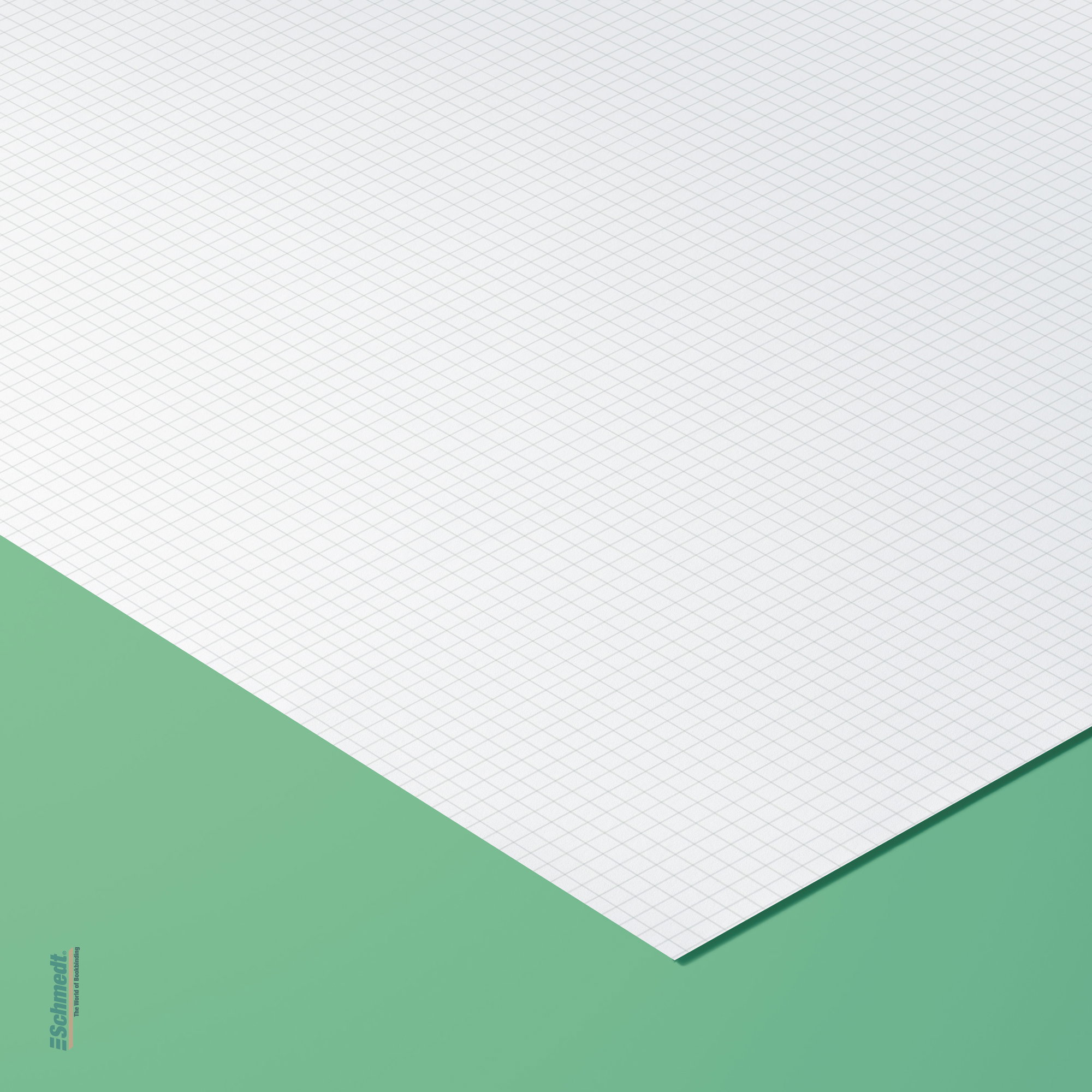 Papel ministro - Impresión a cuadros - Formato 430 x 610 mm - Sentido de la fibra longitudinal - para confeccionar blocs de notas, plantilla... - imagen-2