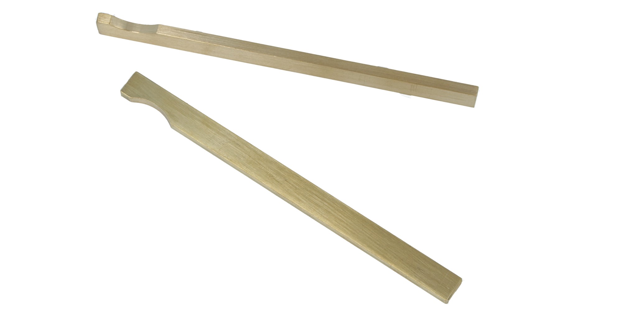 Barra de inserción de latón 10 x 4 x 135 mm - para componedor de 90 mm - para el uso de tipos para dorar con 6,55 mm de altura de cuerpo...