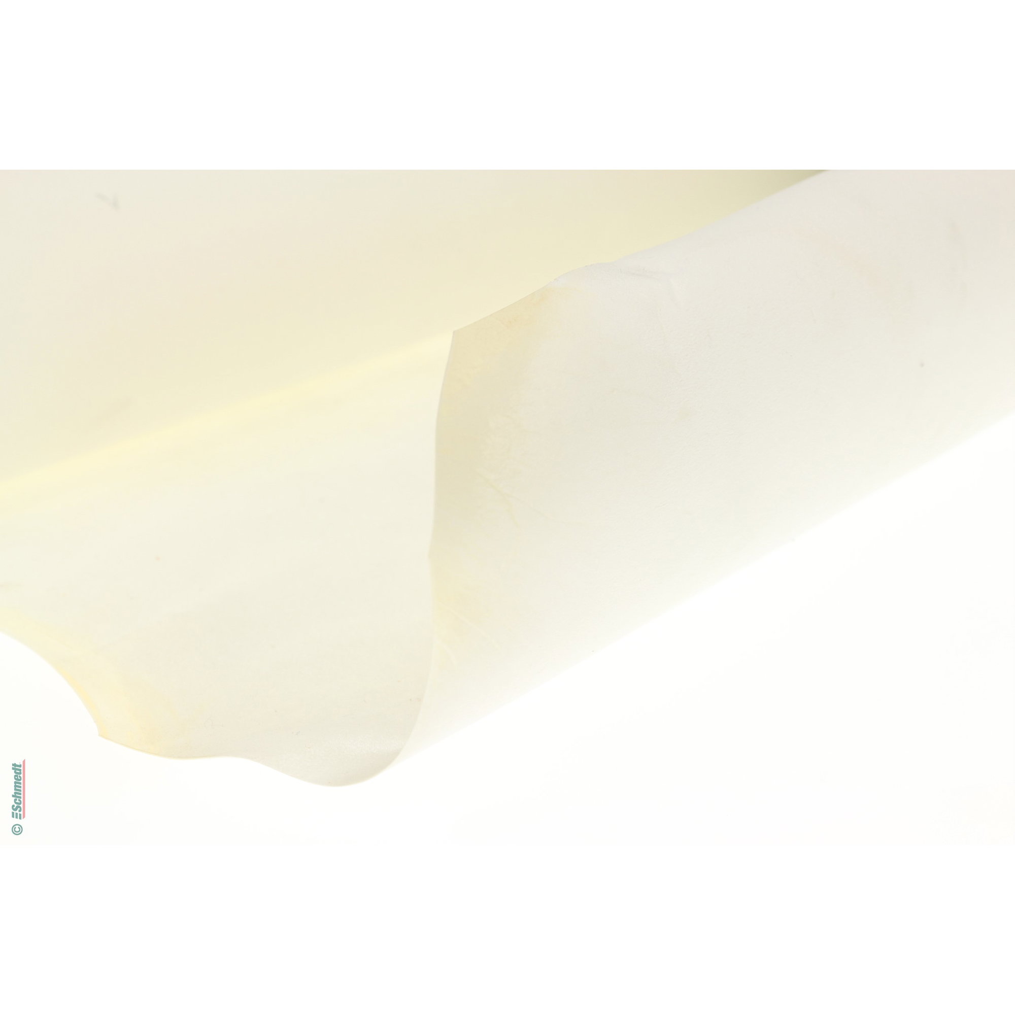 Calf parchment - both sides polished - white - 0.15 - 0.25 mm thick - Both sides polished calf parchment for calligraphy with an average ski... - image-3