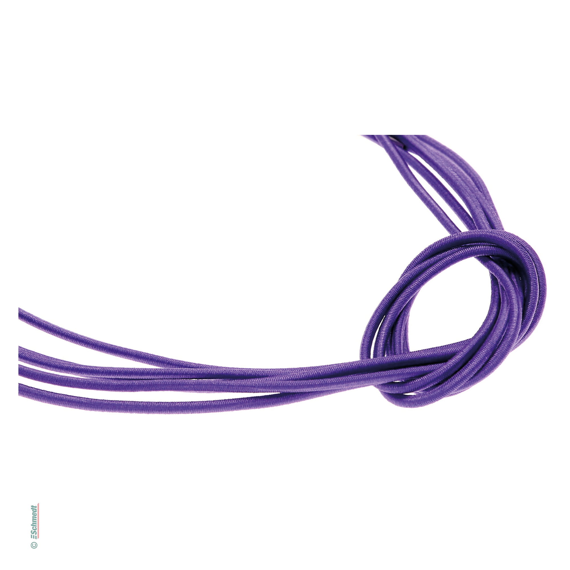 Cordón de goma unido en círculo - Color 015 - violeta - Aplication: para encuadernar o cerrar carpetas, menus, tarjeta de invitación etc....