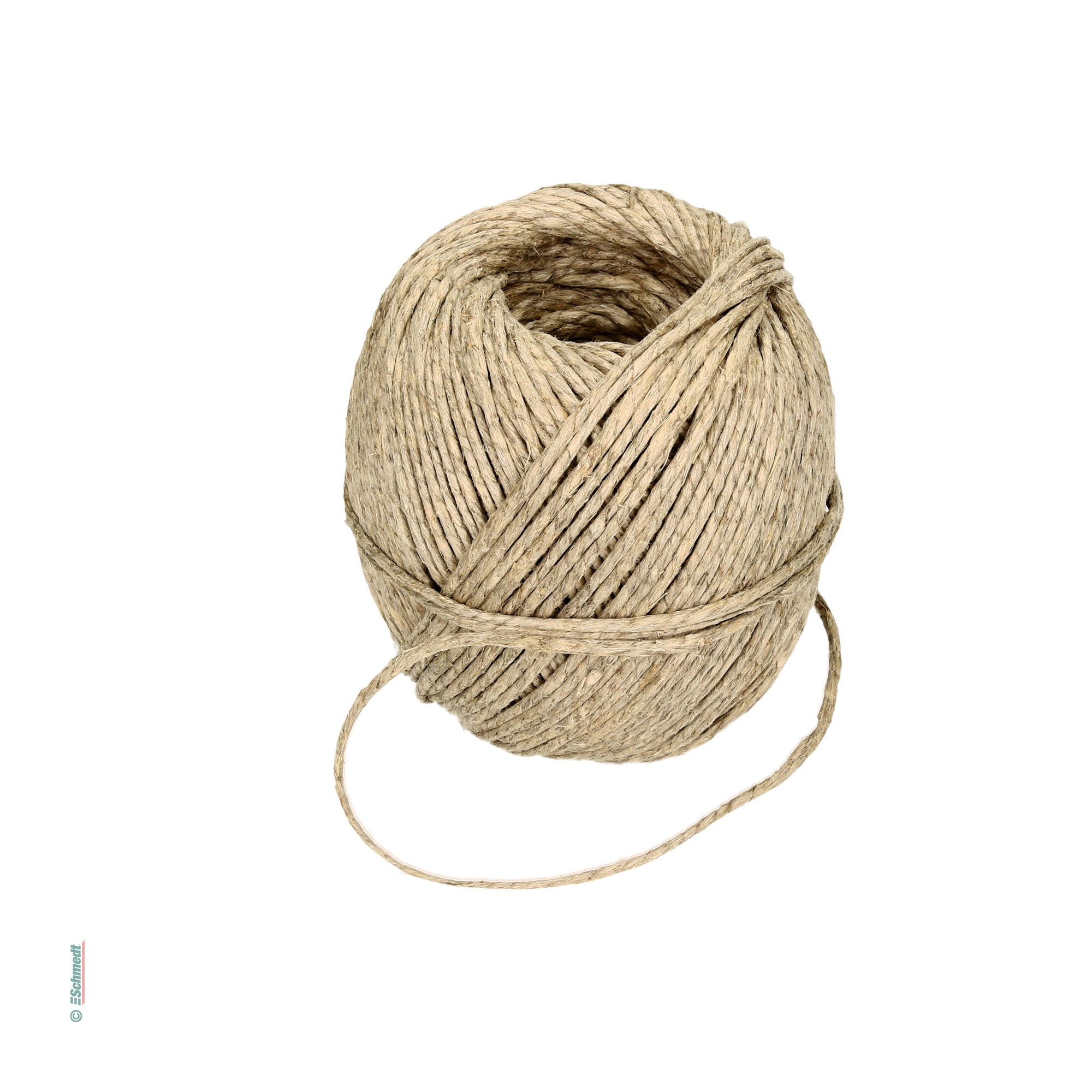 Heftkordel aus reinem Hanf, rau - Rolle à ca. 450 g - Lauflänge: ca. 90 m - zur Ausformung von Bünden...