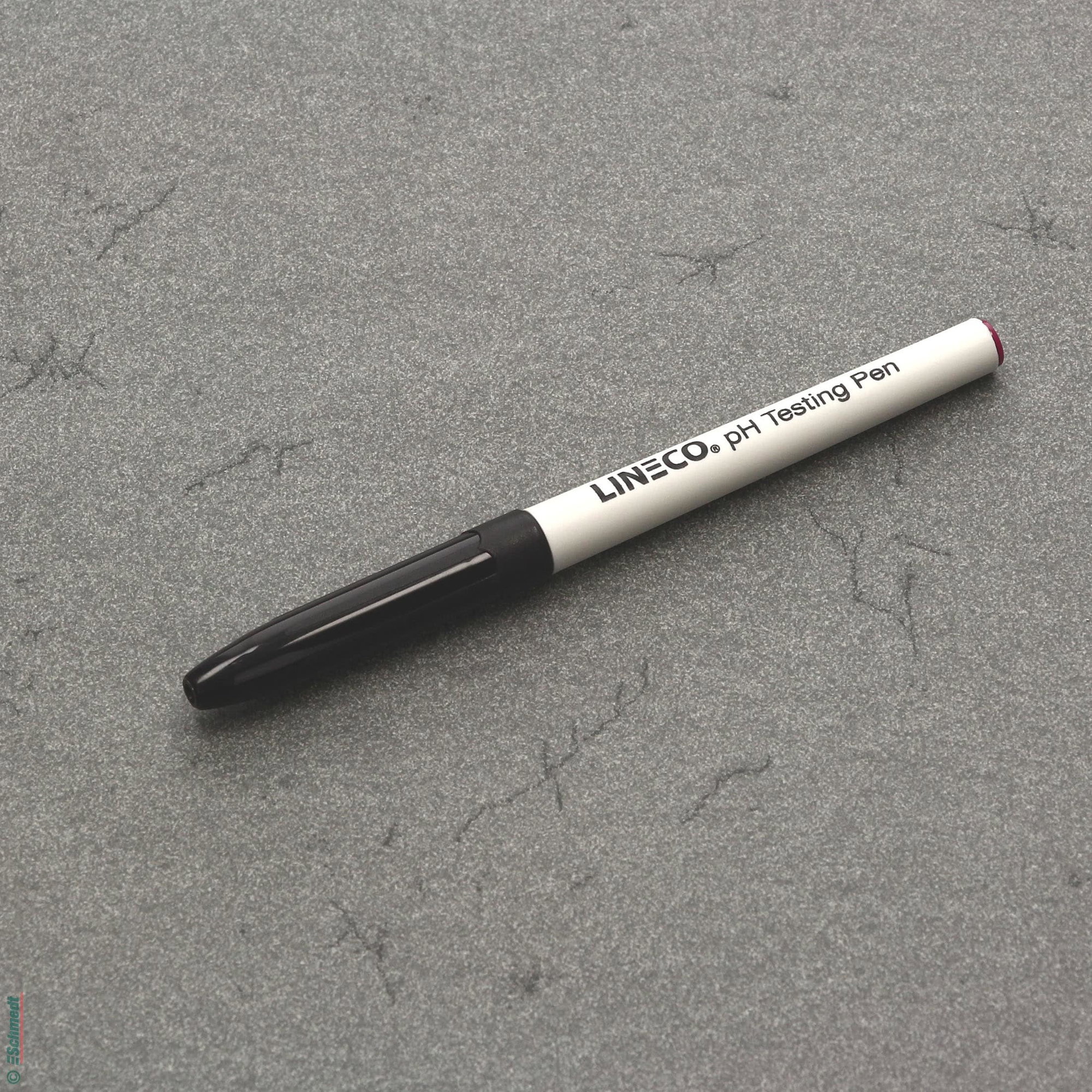 pH testing pen - with phenol red indicator solution - The applied solution changes colour.
• violet = pH value > 6.8
• transparent or yell... - image-1