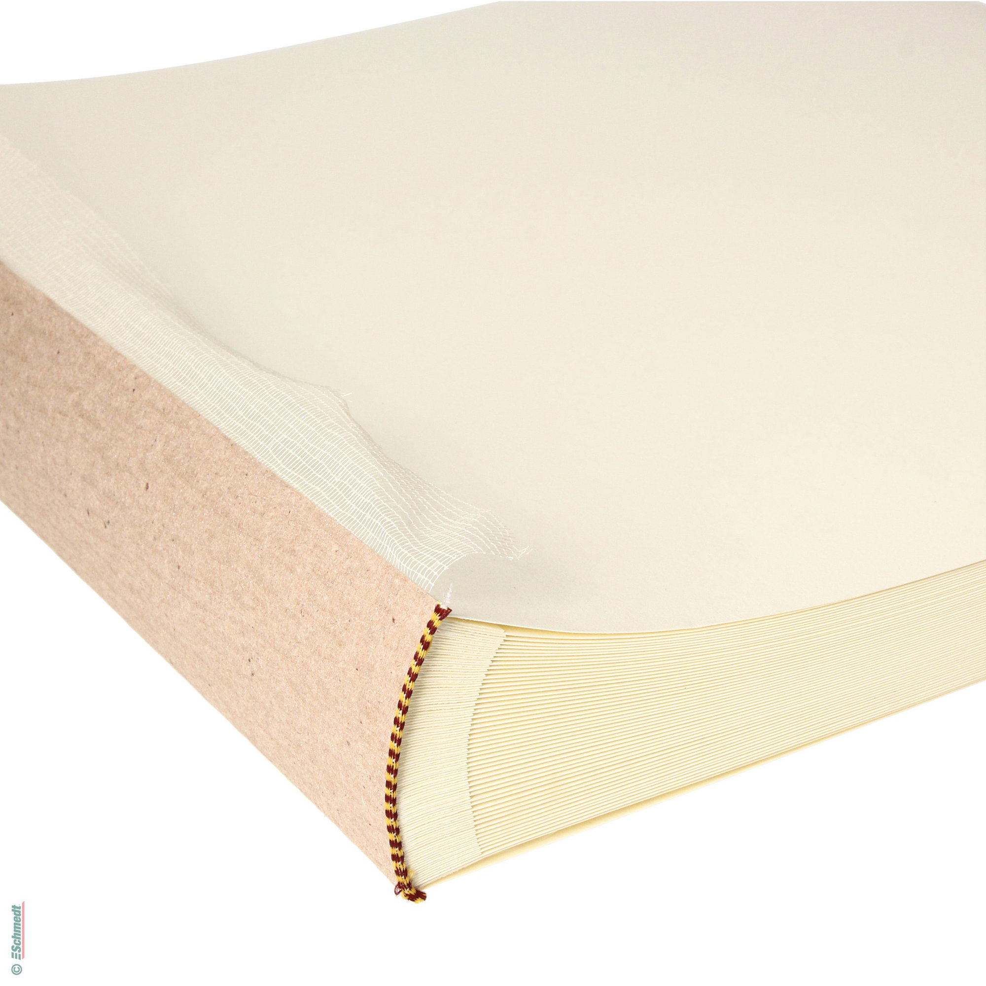 Fotoalbum-Rohling - Farbe elfenbein - Abmessungen 350 x 350 mm - Blanko-Fotoalbum zur Herstellung eines Fotoalbums mit eigenem Hardcover-Ein... - Bild-2