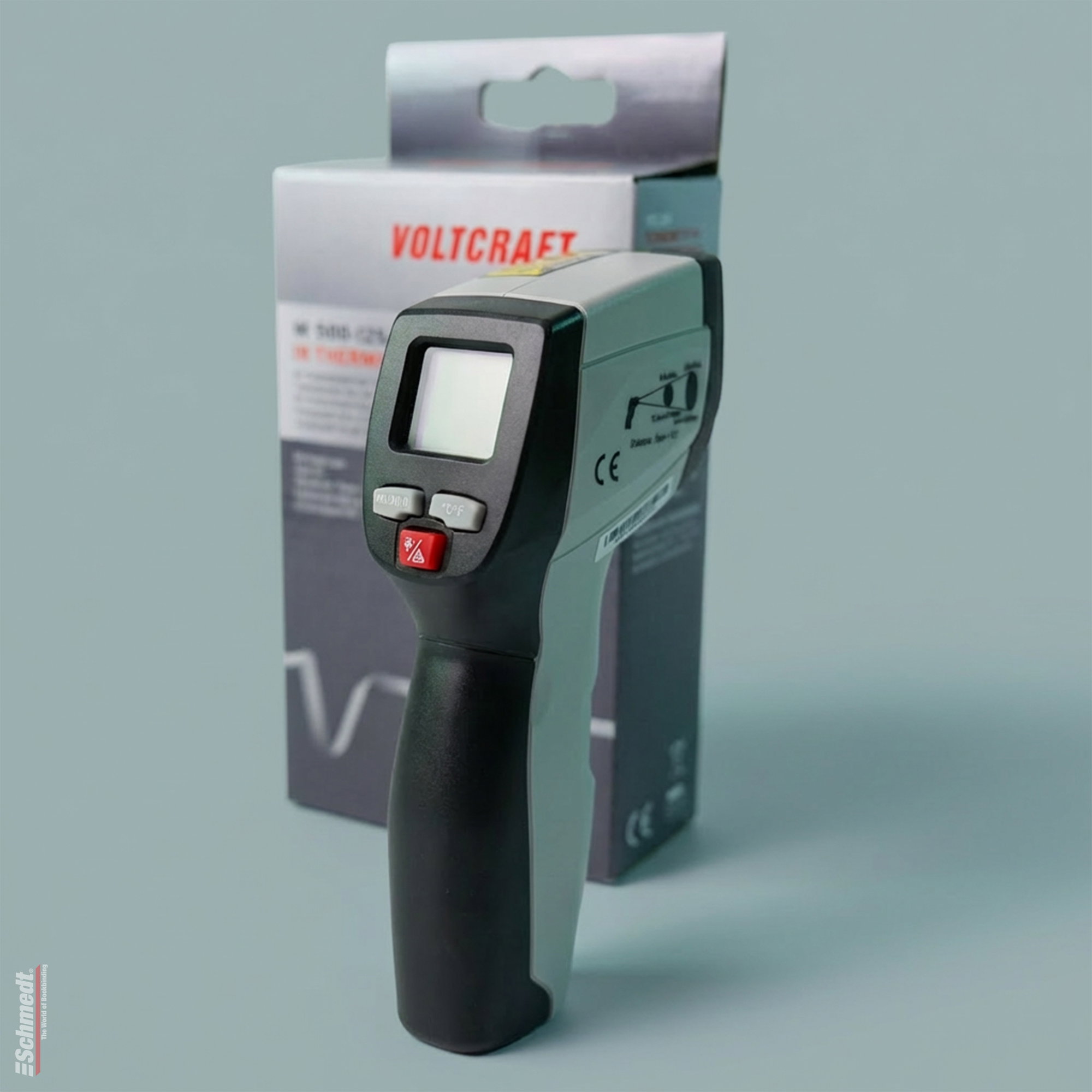 Thermomètre infrarouge - pour la mesure sans contact de la temperature de surface de colles, outils à dorer, rouleaux à dorer sur tranche et...