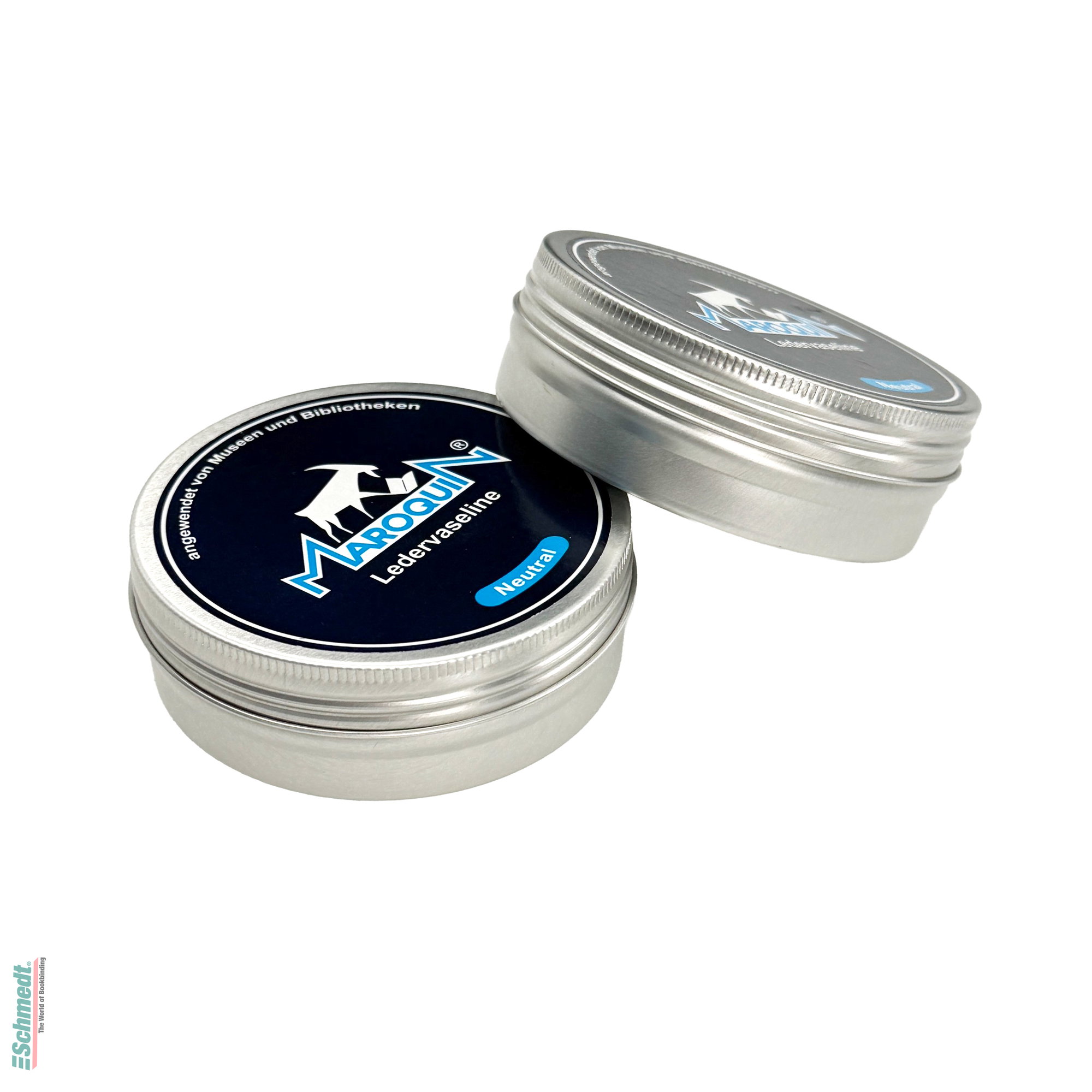 Maroquin - Vaseline pour cuir - Pot à 90 g - désacifidifié - pour préserver cuir nettoyé.
Les parchemins sont souvent sensibles aux graisse... - image-2