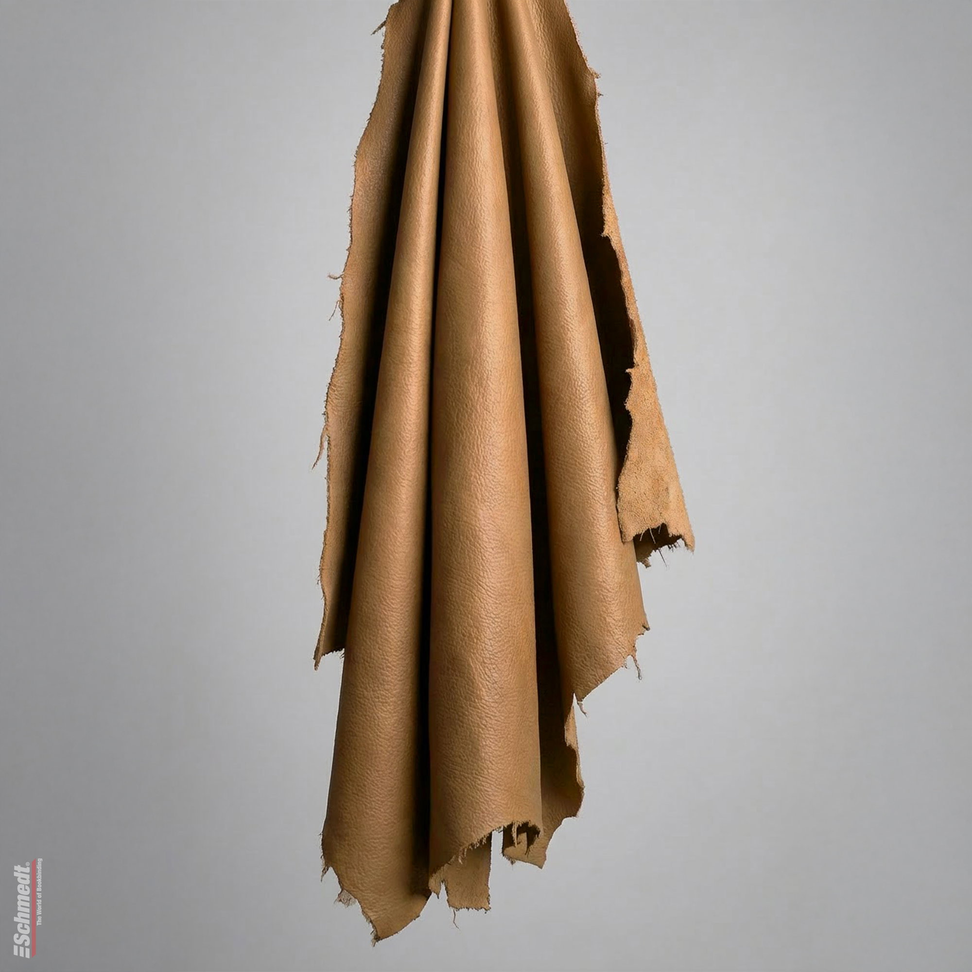 Goatskin Type "Oase" - full leather - Colour 018 - beige - Size II - extra large - for producing high-quality books with a genuine leather c... - image-2