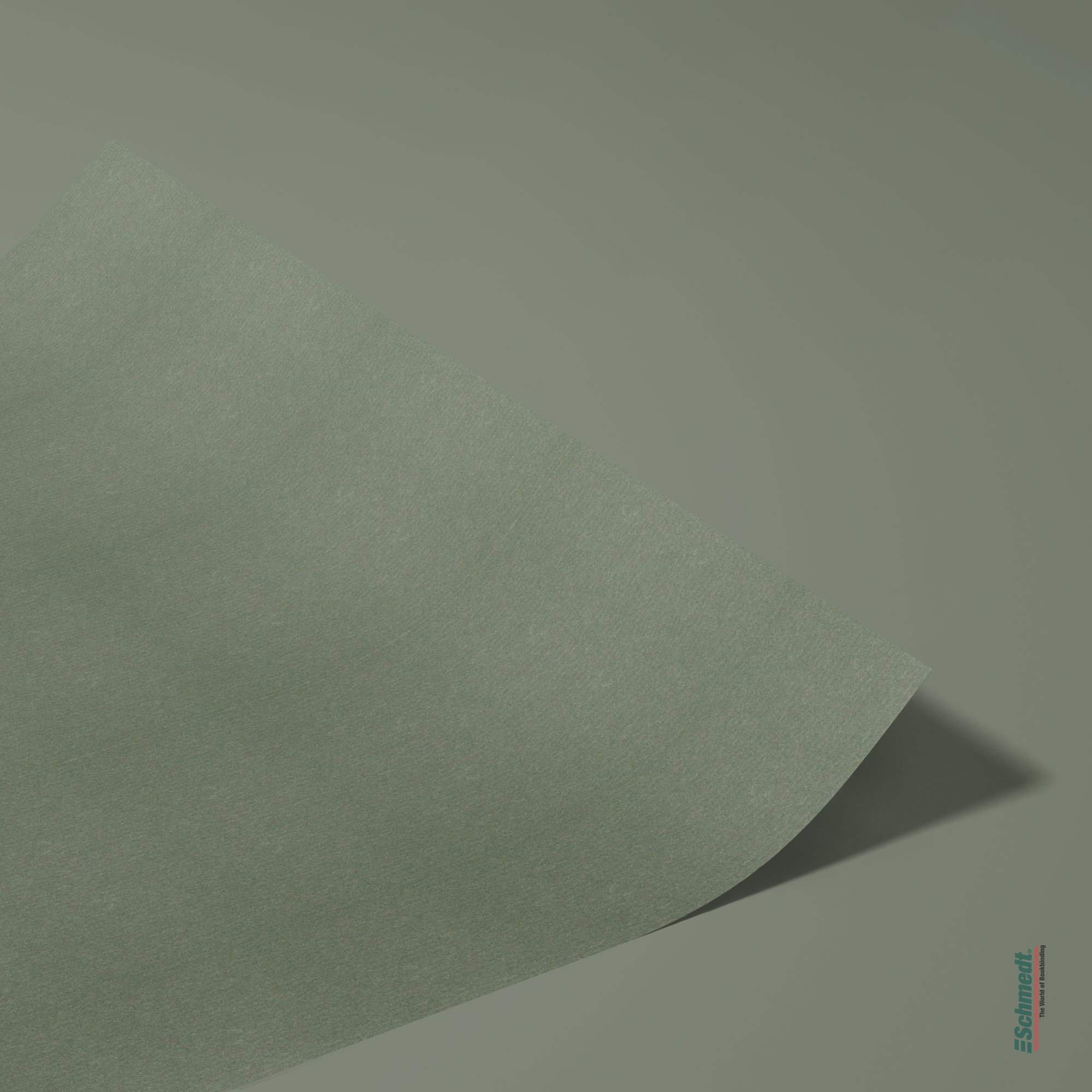 Bugra - deckle-edge paper - Colour 312 - dark green - to be used as endpaper or exclusive cover material for books. Also suitable for single... - image-2