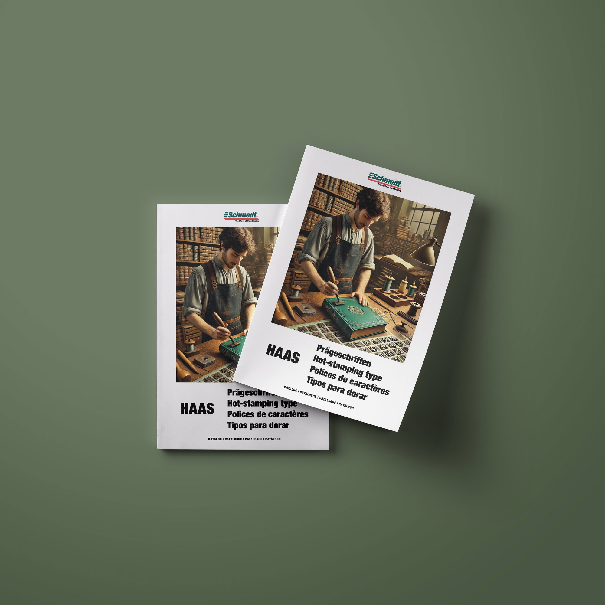 Katalog Haas-Prägeschriften - aus Zink-Aluminium - gedruckte Ausgabe - In diesem Sonderkatalog finden Sie Abbildungen aller verfügbaren Schr...
