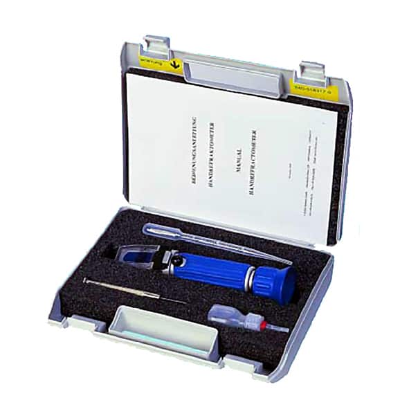 Réfractomètre - Plage de mesure: 45 - 82 % - précision 0,2 % Brix - Instrument de précision pour analyser facilement et rapidement le teneur... - image-2