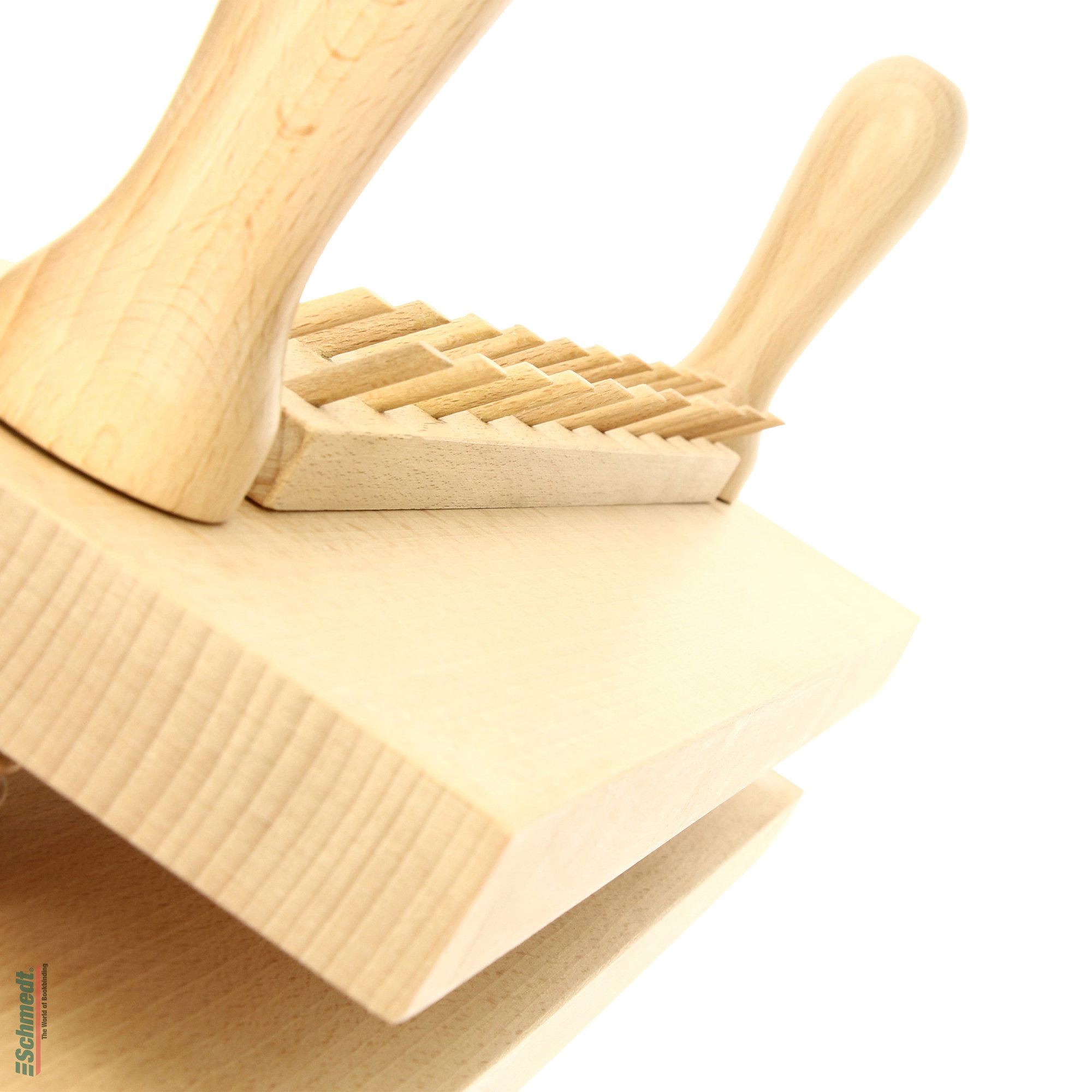 Paire de baguettes à relier pour presse à dorer - Largeur: 35 cm (2 pcs = 1 paire) - pour la reliure cousue main sur la presse à dorer... - image-4