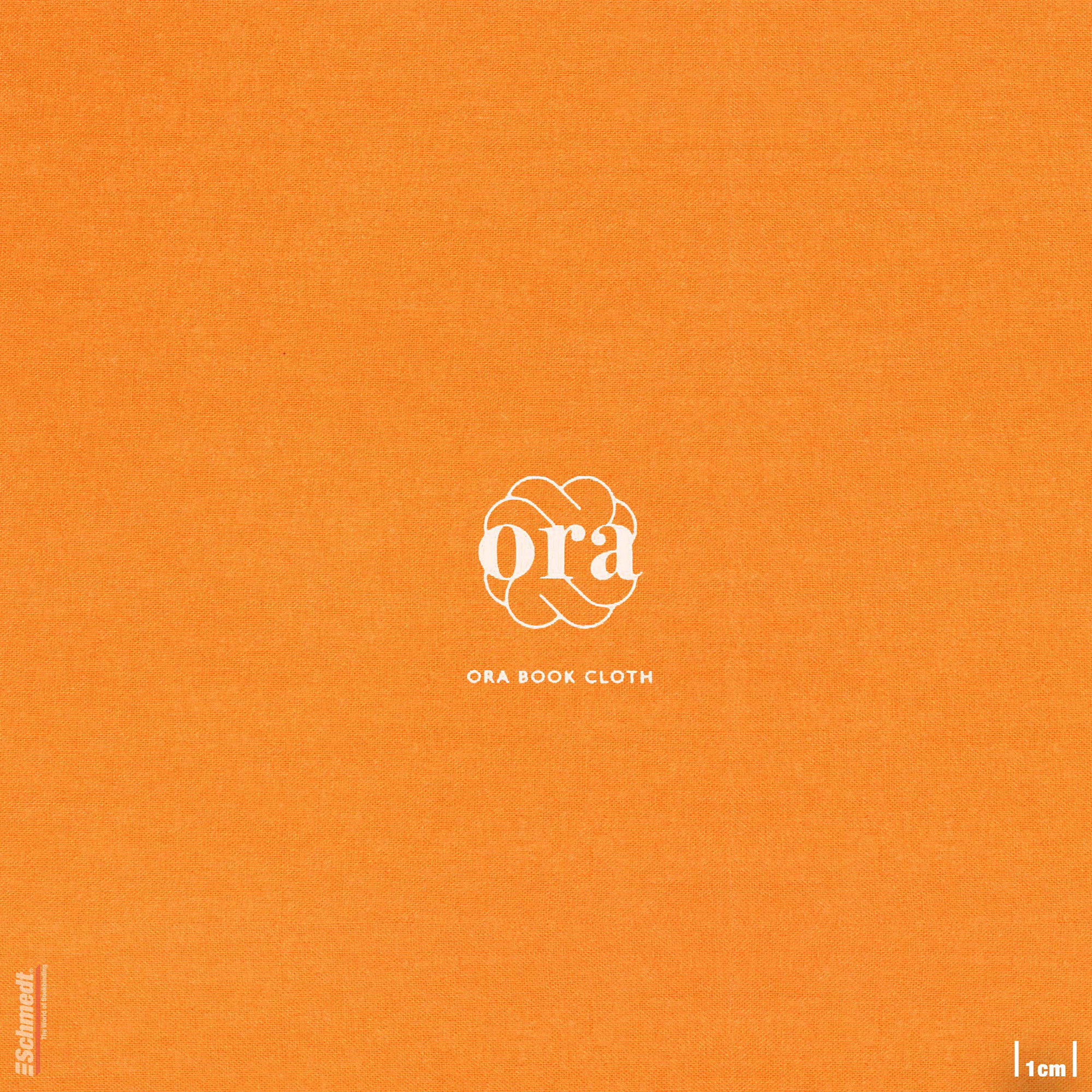 Ora • Buchleinen - Farbe 038 - orange - Anwendungen: für Bucheinbände, Notizbücher, Ordner, Mappen, Schuber, Kästen, Schachteln, Etuis, Gesc... - Bild-2