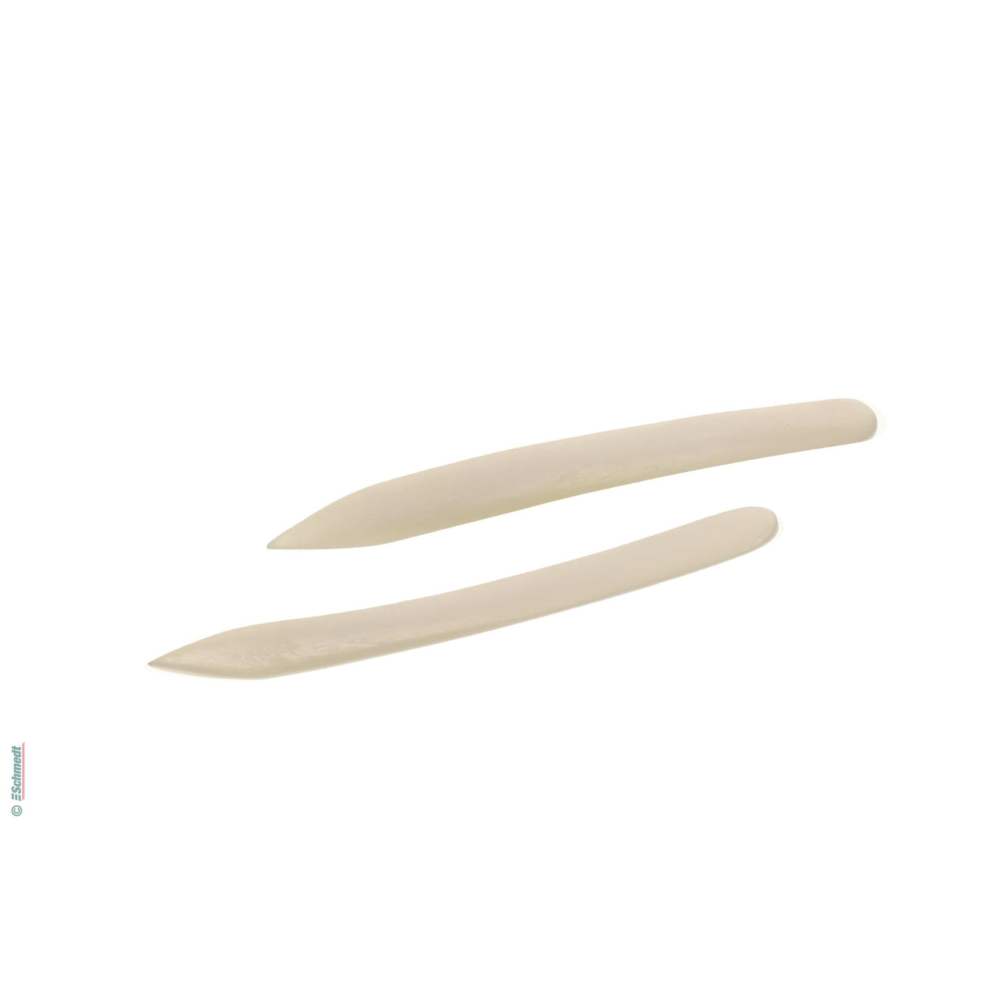 Bonefolder, curved - Total length (in mm) 160 - Version pointed / rounded - essential tool for bookbinders and conservators for making stron...