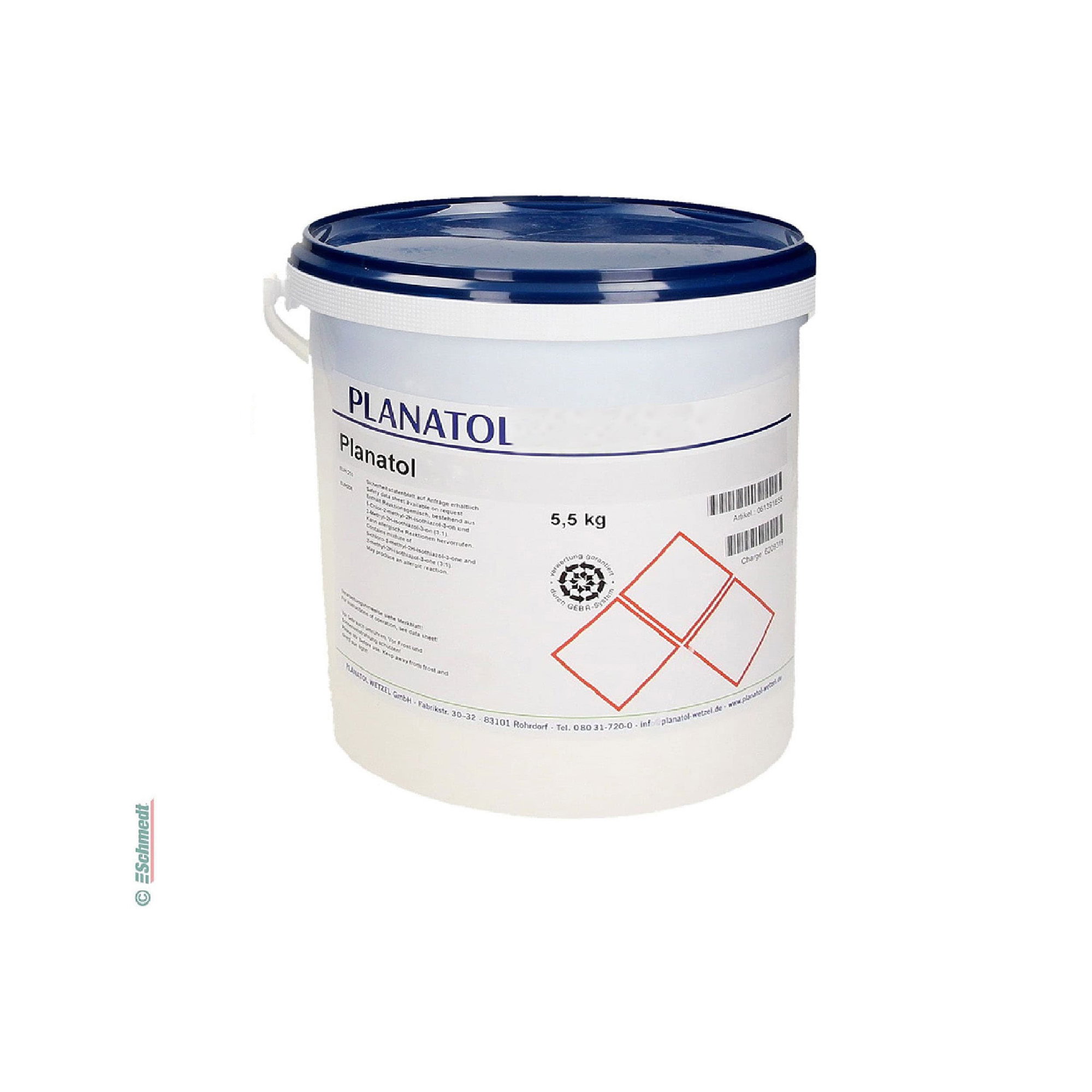 Planatol RH 8 - Contents Bucket / 5.5 kgs - for gluing untreated, uncoated papers, cardboard and binding cloth, endsheet gluing, casing-in, ...