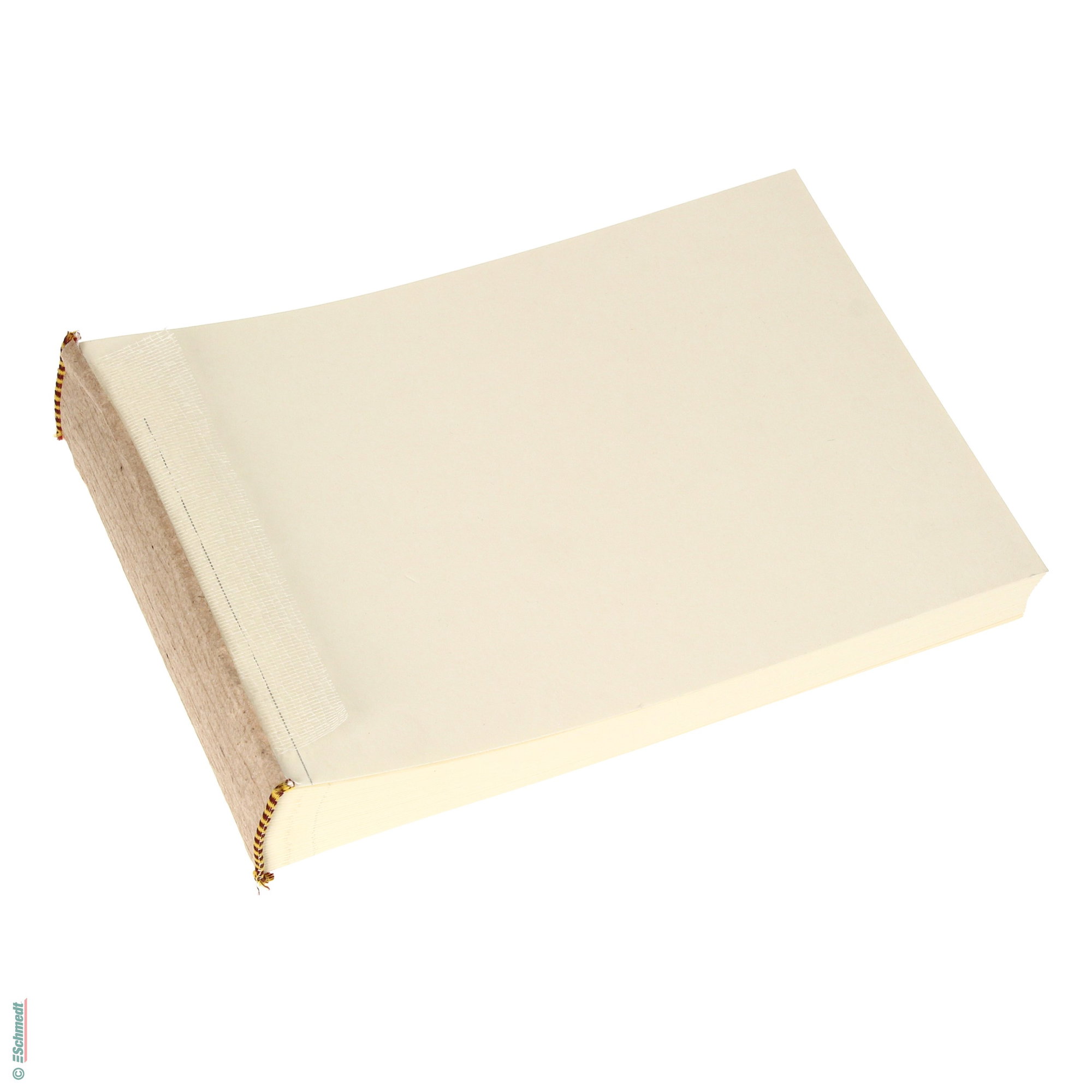Album photo en blanc - Couleur ivoire - Dimensions 205 x 150 mm (L x H) - Album photo en blanc (vide) pour fabriquer un album photo avec une... - image-1