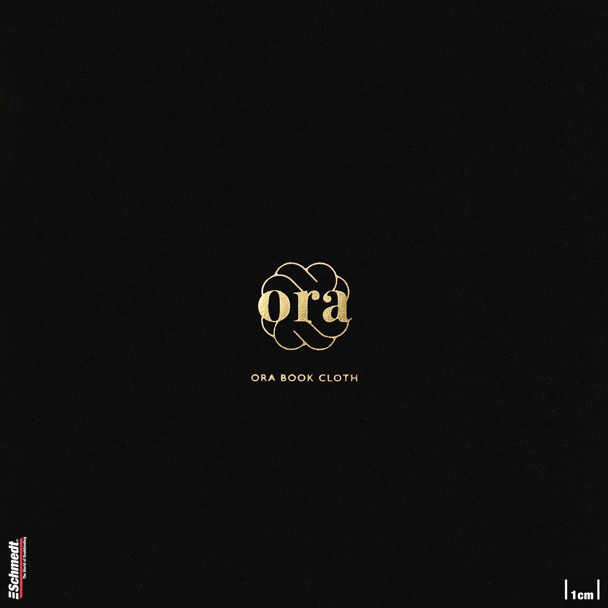 Ora • tela de encuadernación - Color 018 - negro azabache - Aplicación:  para tapas de libros, agendas, archivadores, carpetas, cajas, estuc... - imagen-2