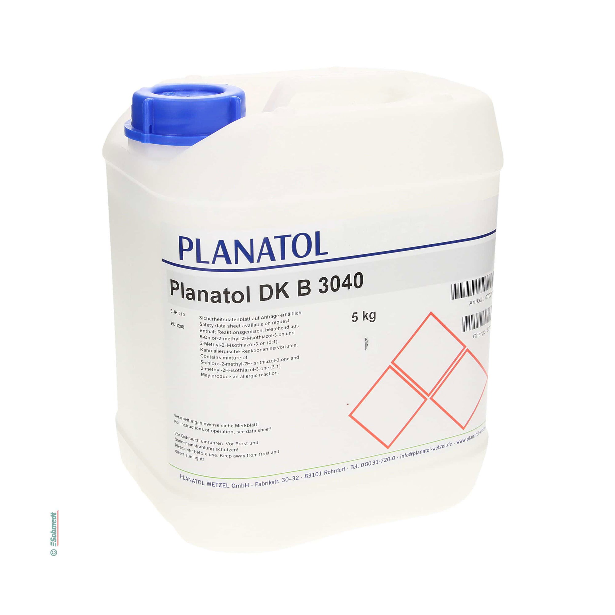 Planatol DK B 3040 A05 - Dispersionsklebstoff für die Klebebindung - für manuelle und maschinelle Klebebindung von stark beschichteten Papie...