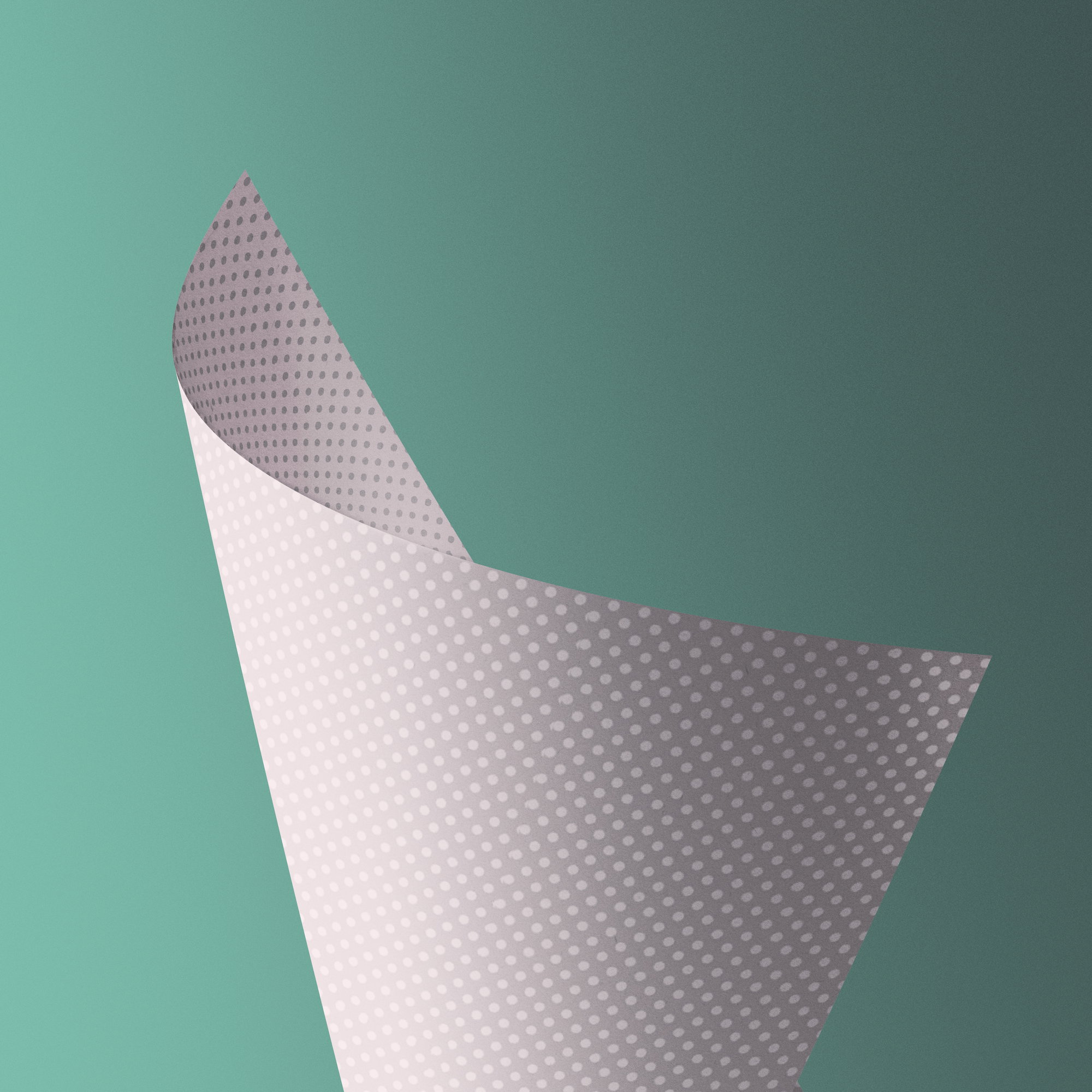 Papel decorado, impreso por ambas caras | Gramaje: 85 g/m² - Color 002 - Diseño de puntos plata - papel impreso, se puede usar como papel co...