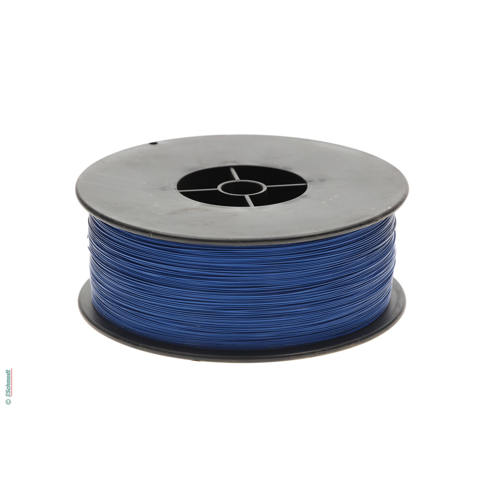 Alambre de encuadernar, redondo | hierro revestido de nylon - Color azul - Aplicación: para la producción de productos de grapado con grapad...